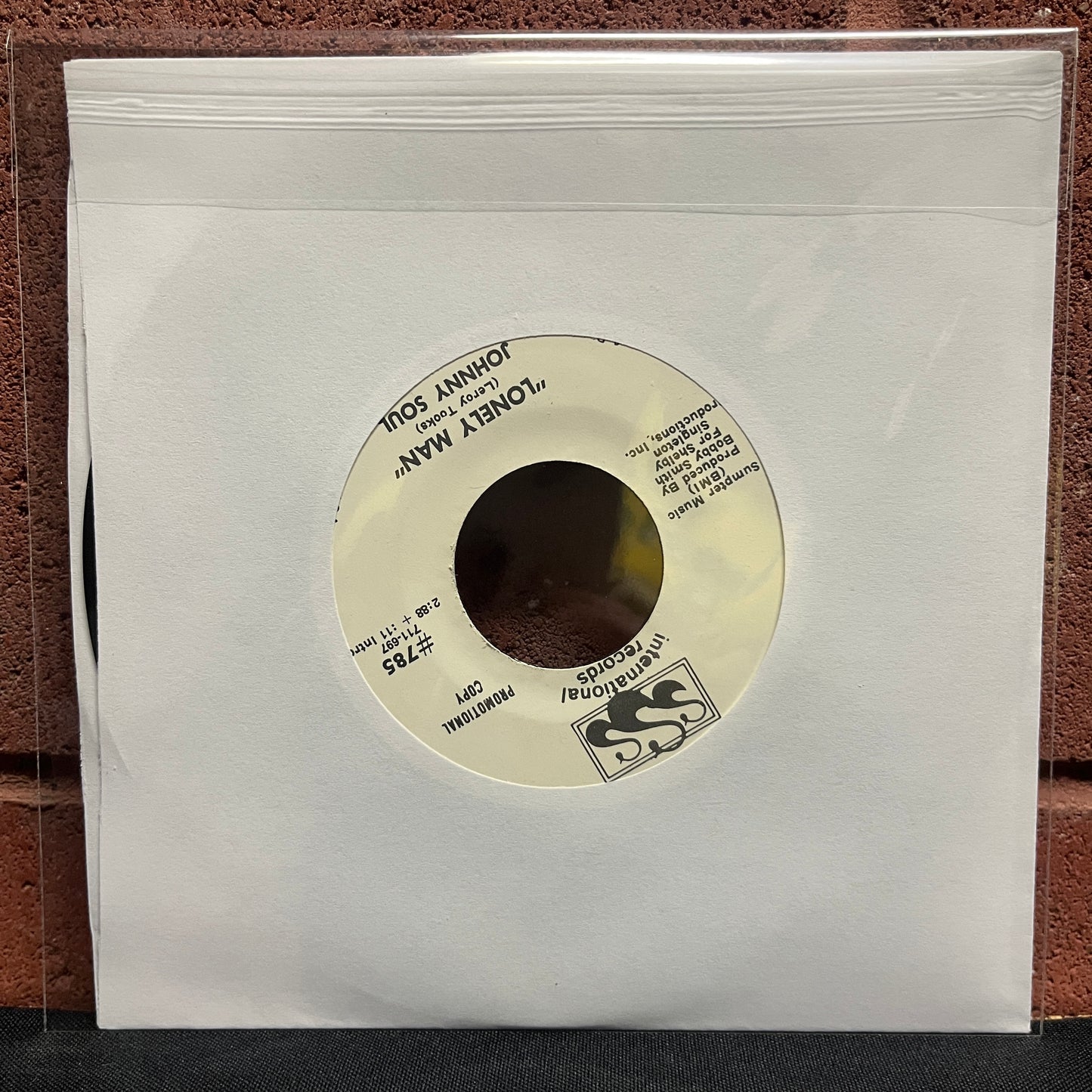 Used Vinyl: Johnny Soul "Lonely Man" 7" (Promo)