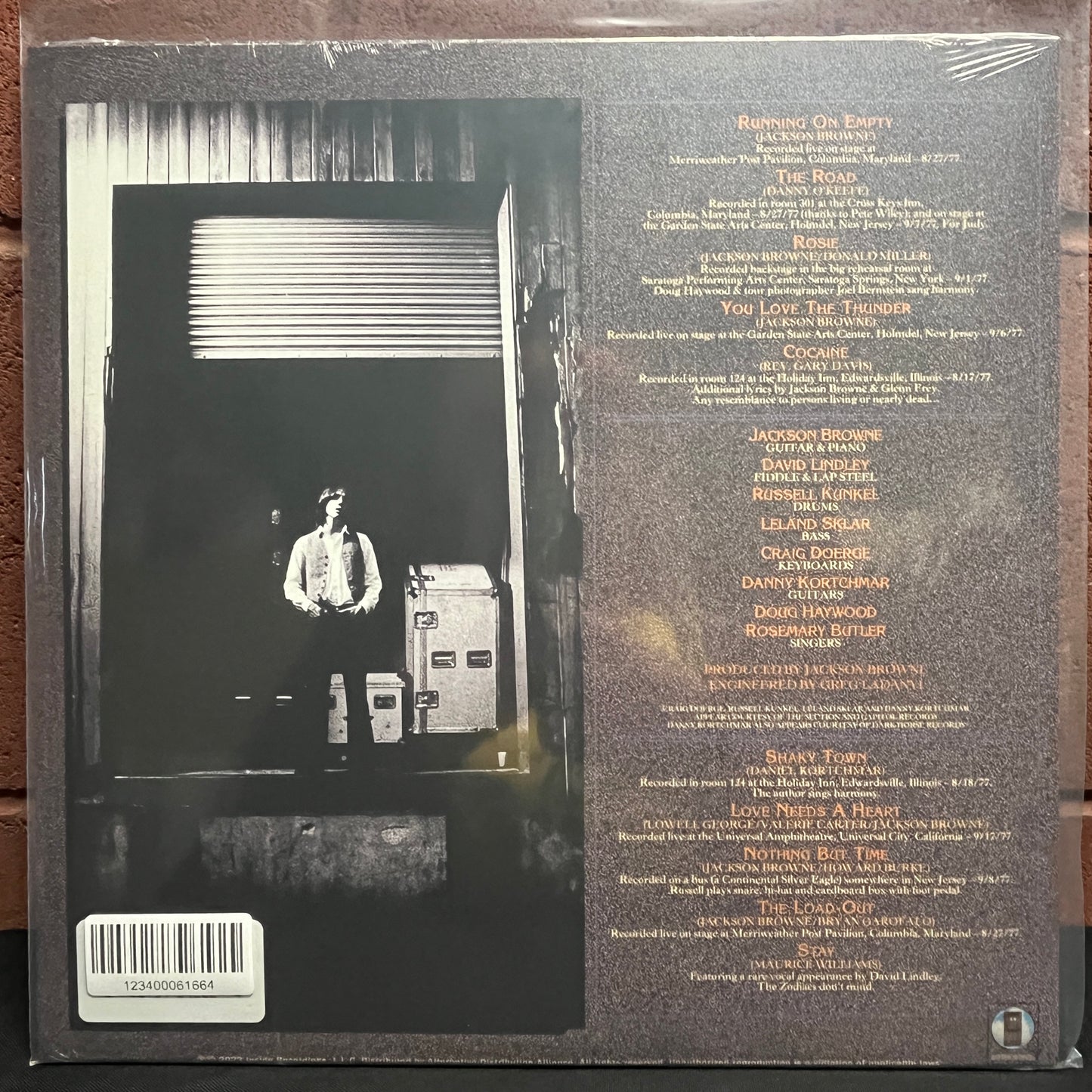 Used Vinyl: Jackson Browne "Running On Empty" LP (2023 Press - Sealed)