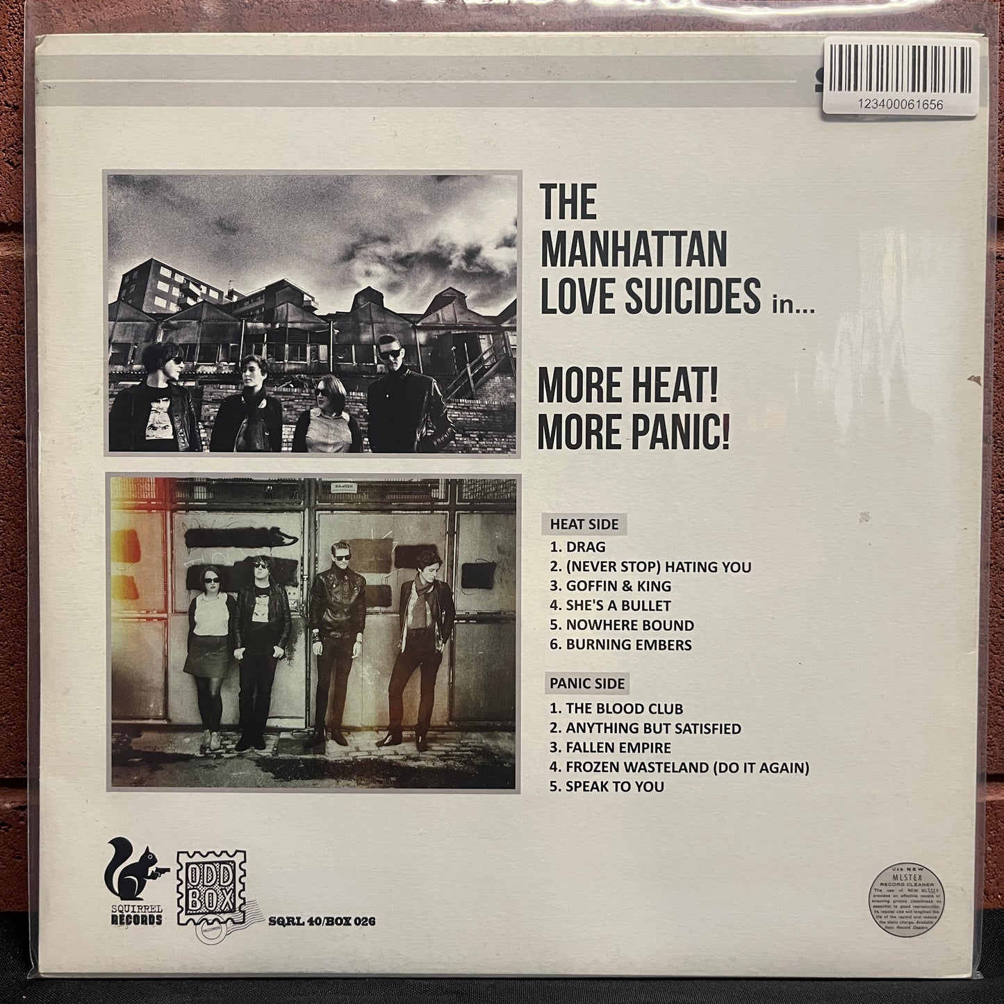 Used Vinyl: Manhattan Love Suicides "More Heat! More Panic!" LP (2015 Press - Red Vinyl)