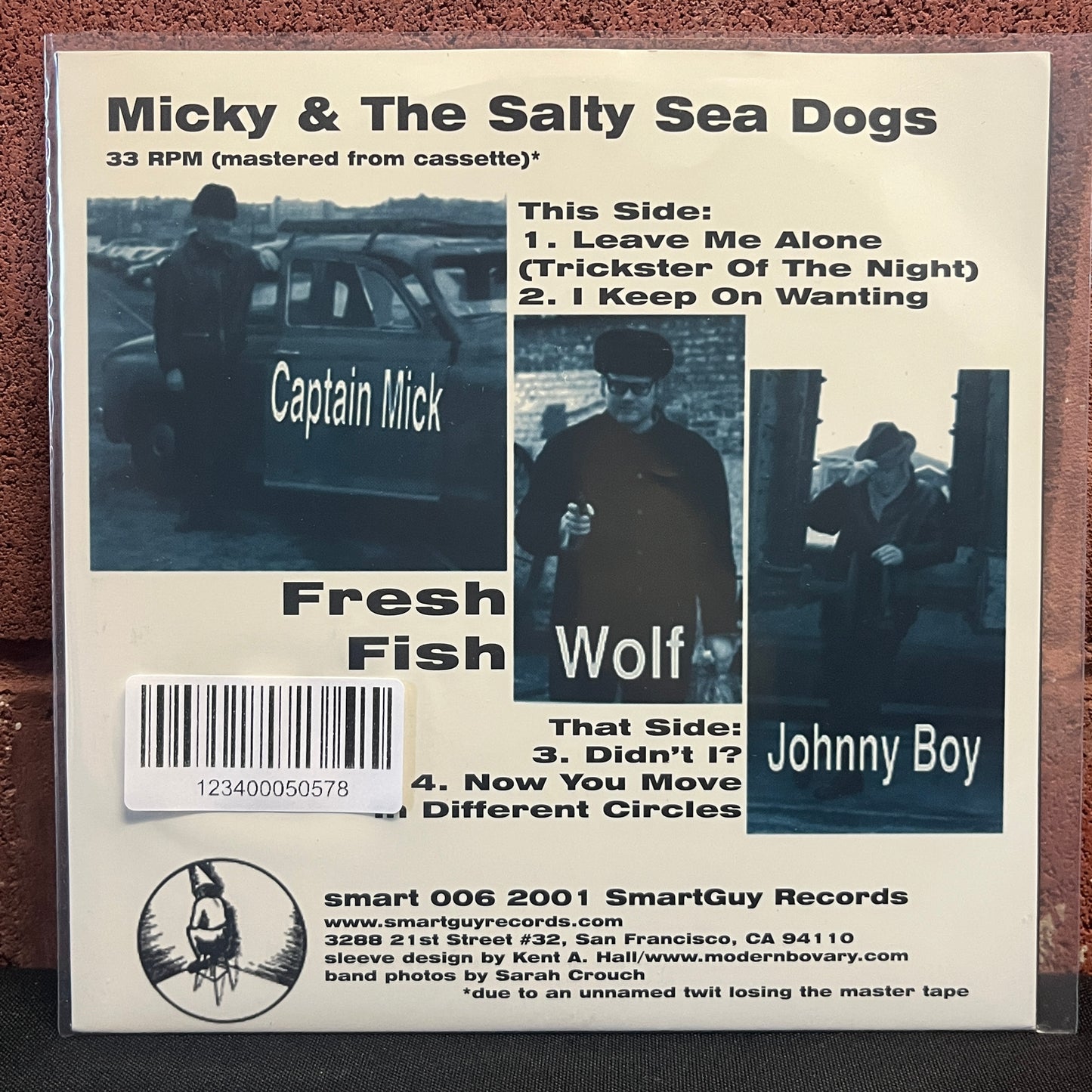 Used Vinyl: Micky & The Salty Dogs "Fresh Fish" 7"