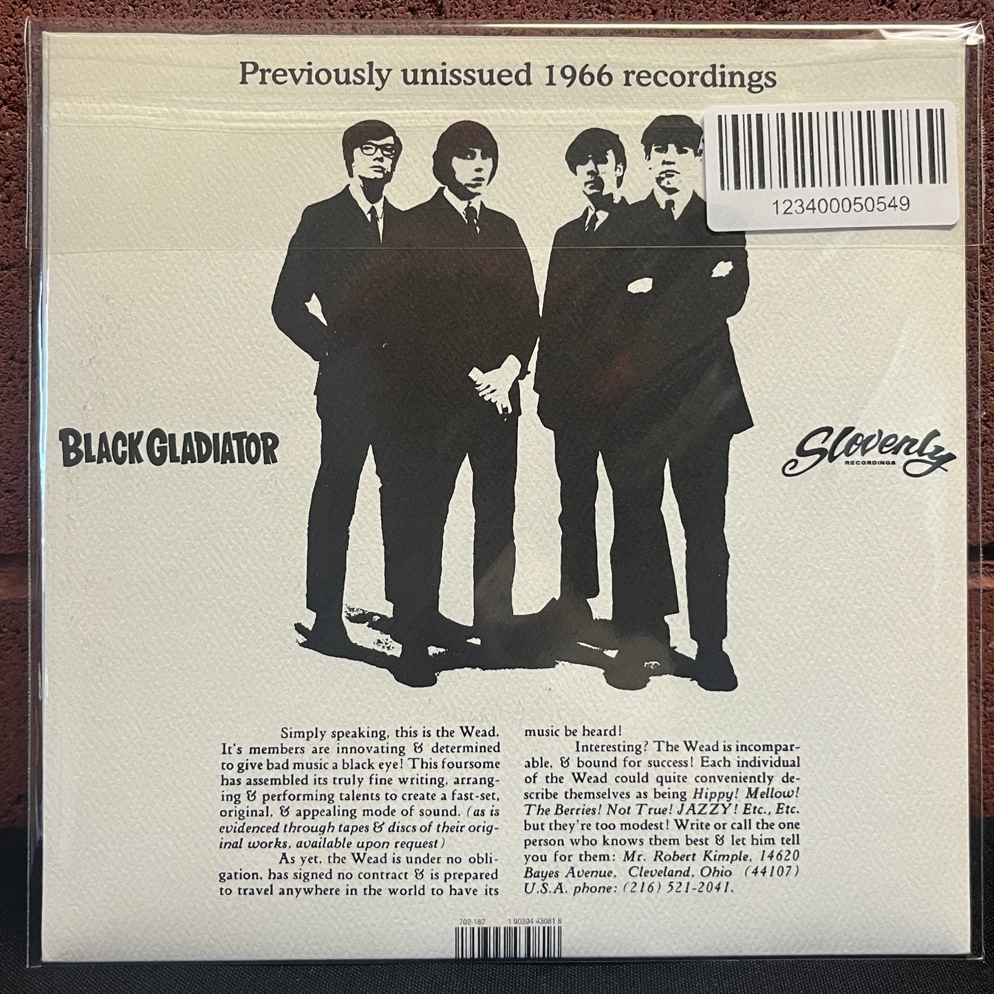 Used Vinyl: Wead "By the Whey b/w And I And She" 7"