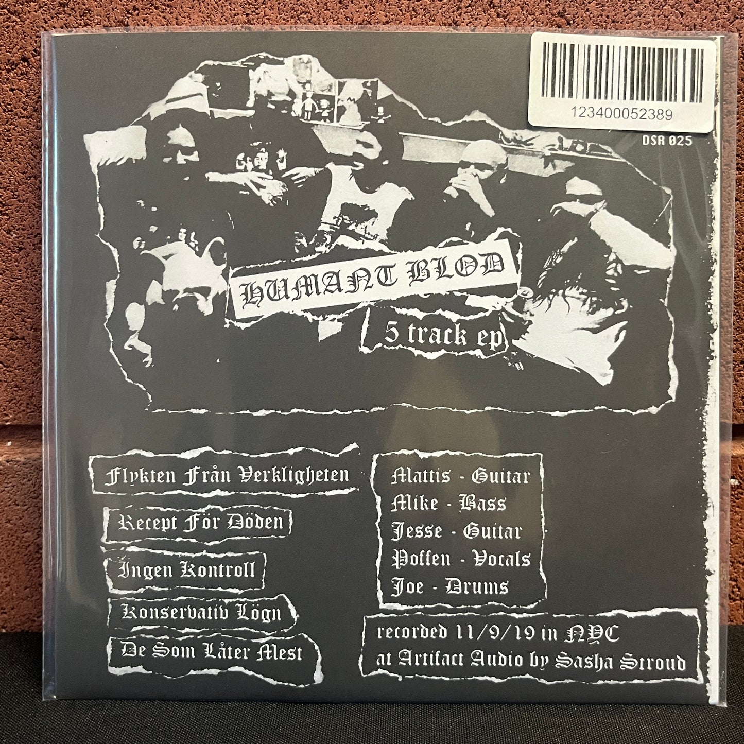 Used Vinyl: Humant Blod "Flykten Fran Verkligheten" 7"