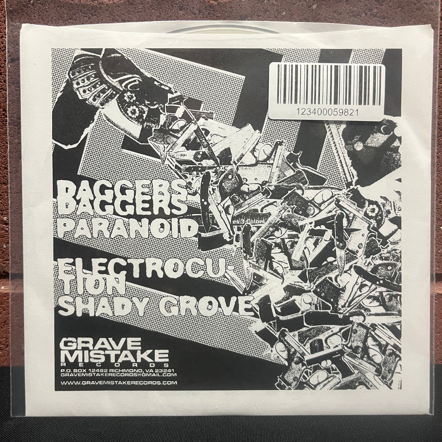 Used Vinyl: Cloak/Dagger "Pinata" 7" (Third press, clear vinyl)