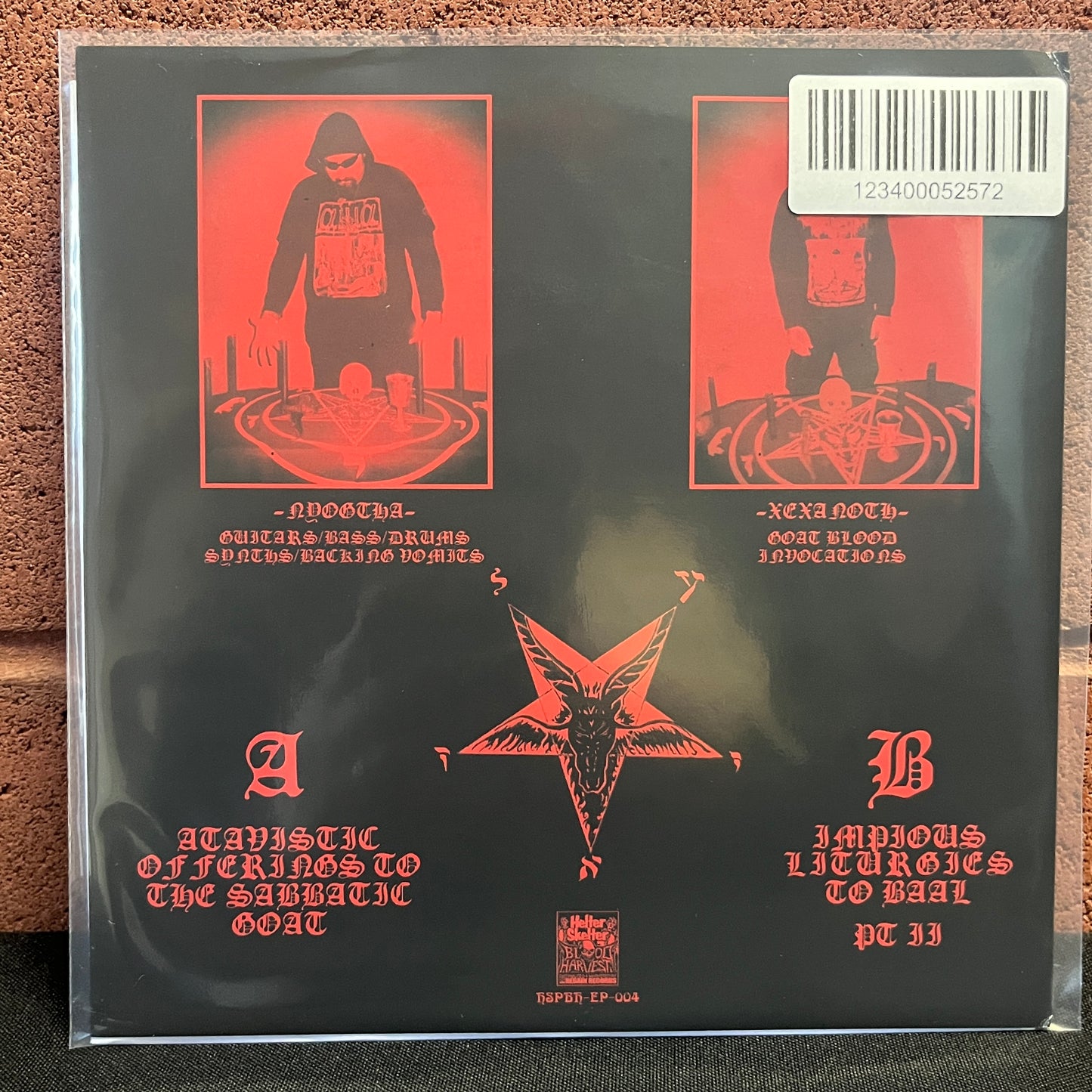 Used Vinyl: Black Blood Invocation "Atavistic Offerings To The Sabbatic Goat" 7"