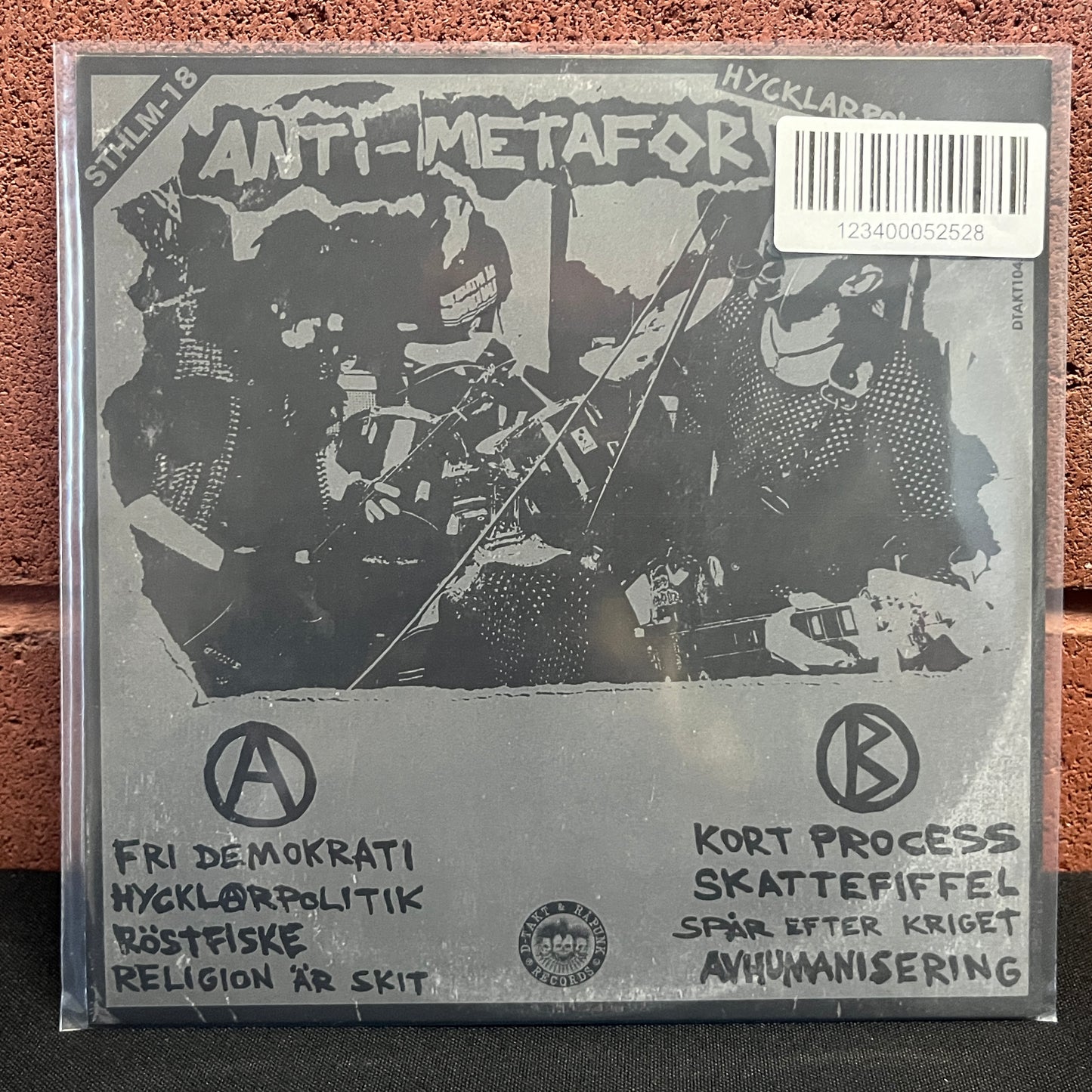 Used Vinyl: Anti-Metafor "Hycklar Politik EP" 7"