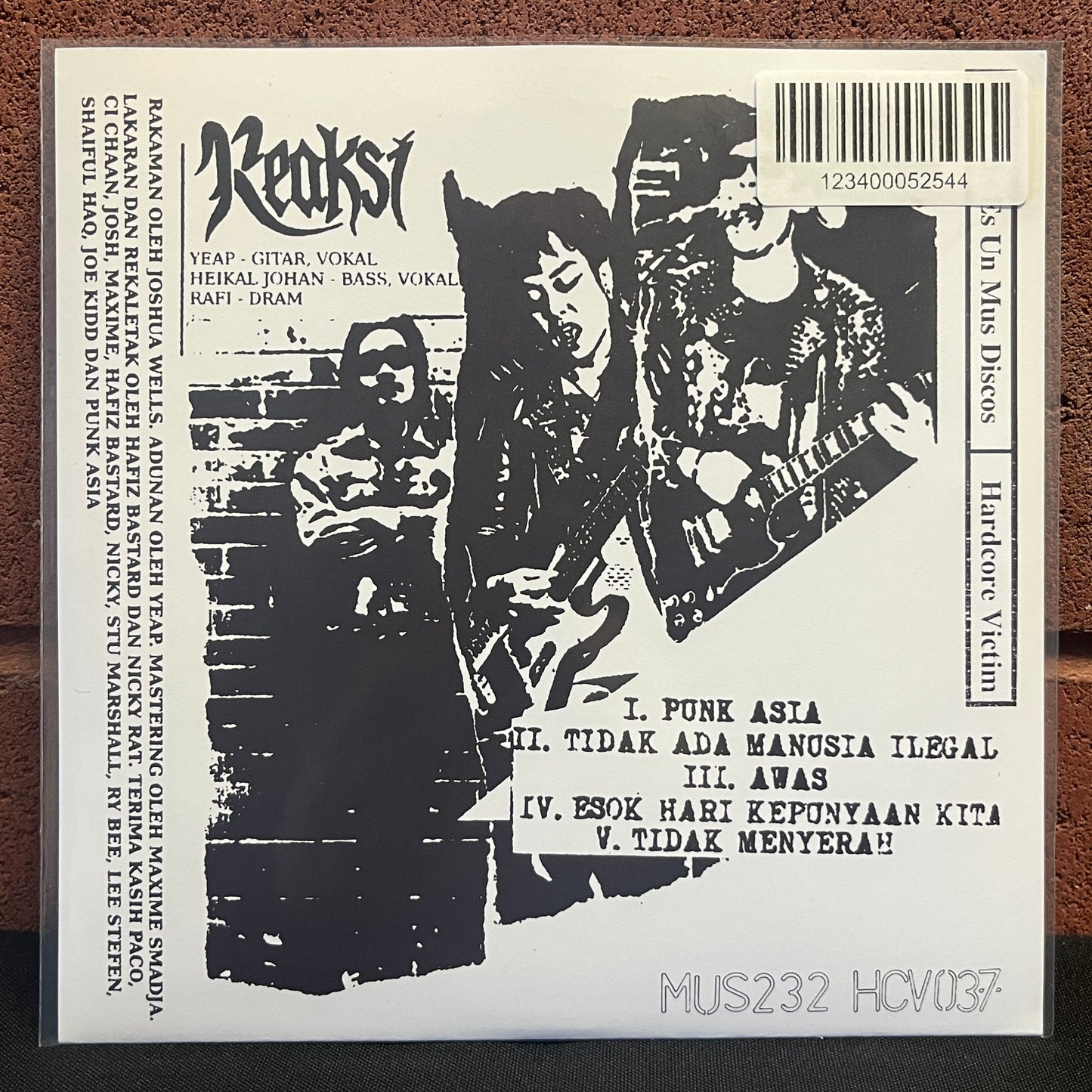 Used Vinyl: Reaksi "Esok Hari Kepunyaan Kita" 7" (Pink Vinyl)