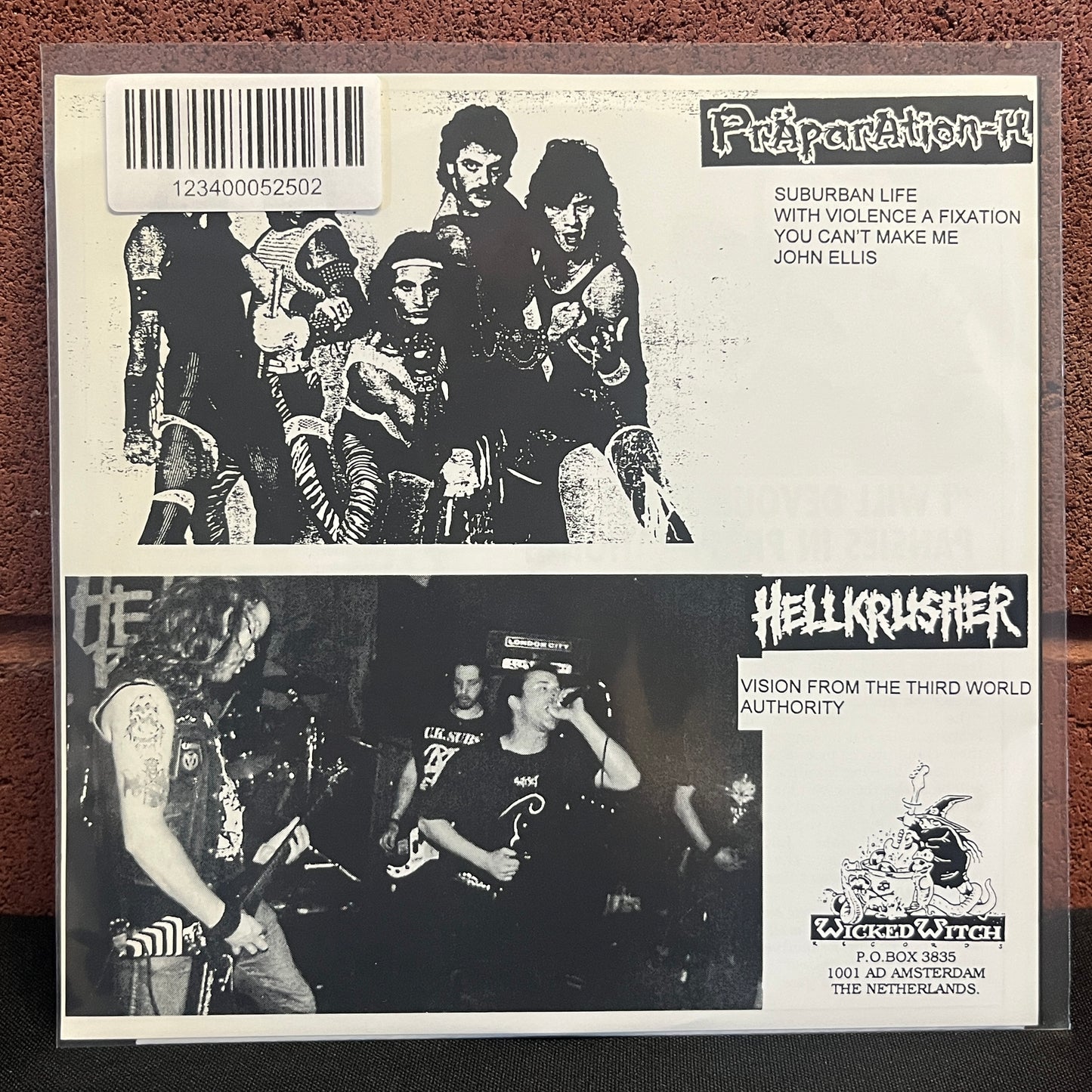 Used Vinyl: Hellkrusher / Praparation H "Cincinnati Meets Newcastle" 7"