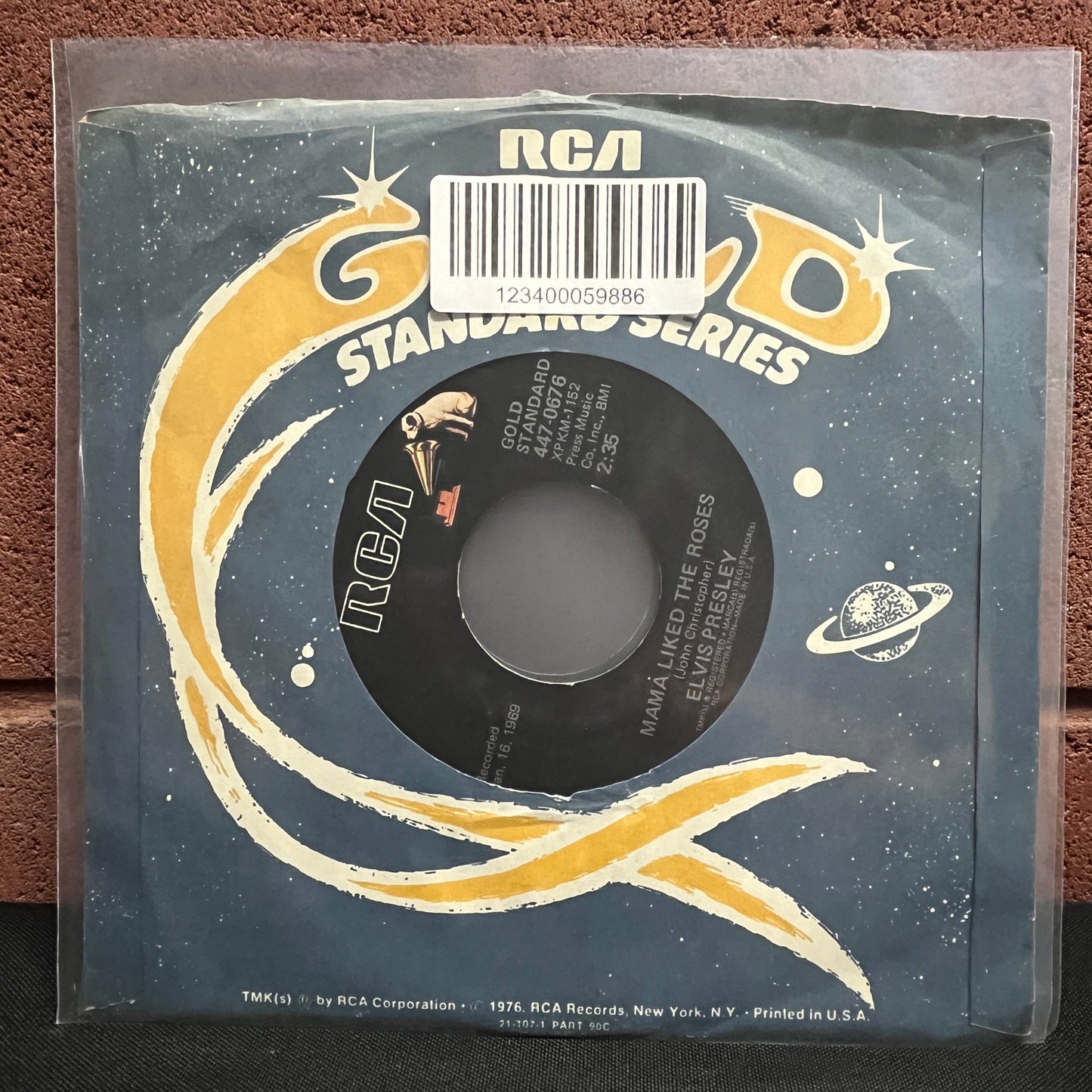 Used Vinyl: Elvis Presley "The Wonder Of You / Mama Liked The Roses" 7"