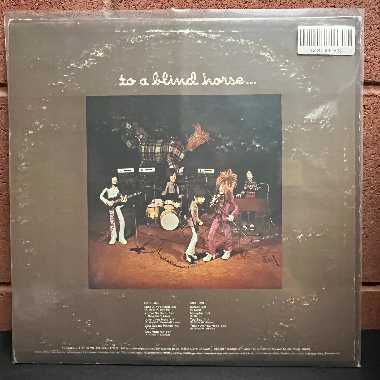 Used Vinyl: Faces "A Nod Is As Good As A Wink..." LP (1971 Press - With Poster)