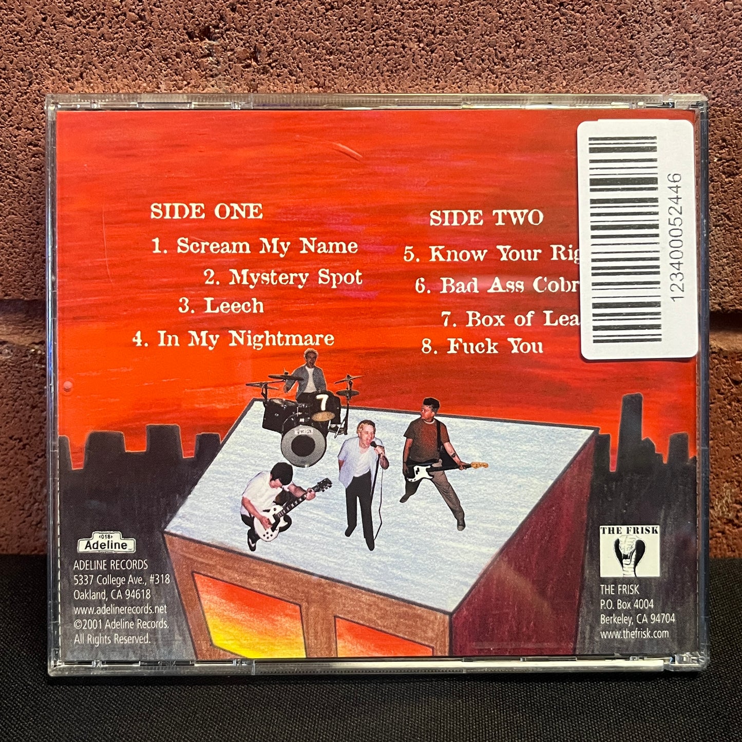 Used CD: The Frisk "Rank Restraint" CD