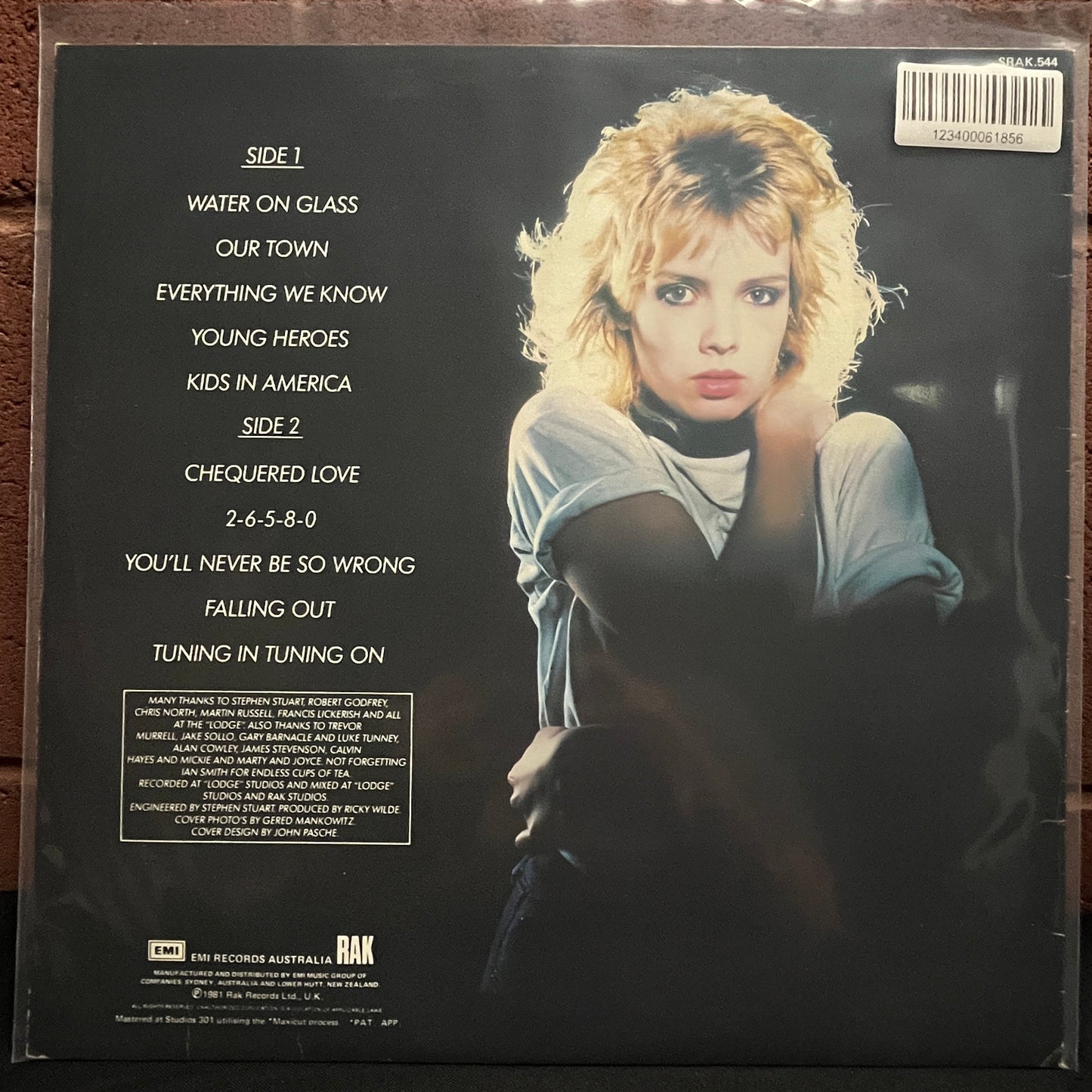 Used Vinyl: Kim Wilde "S/T" LP (1981 Aussie Press)