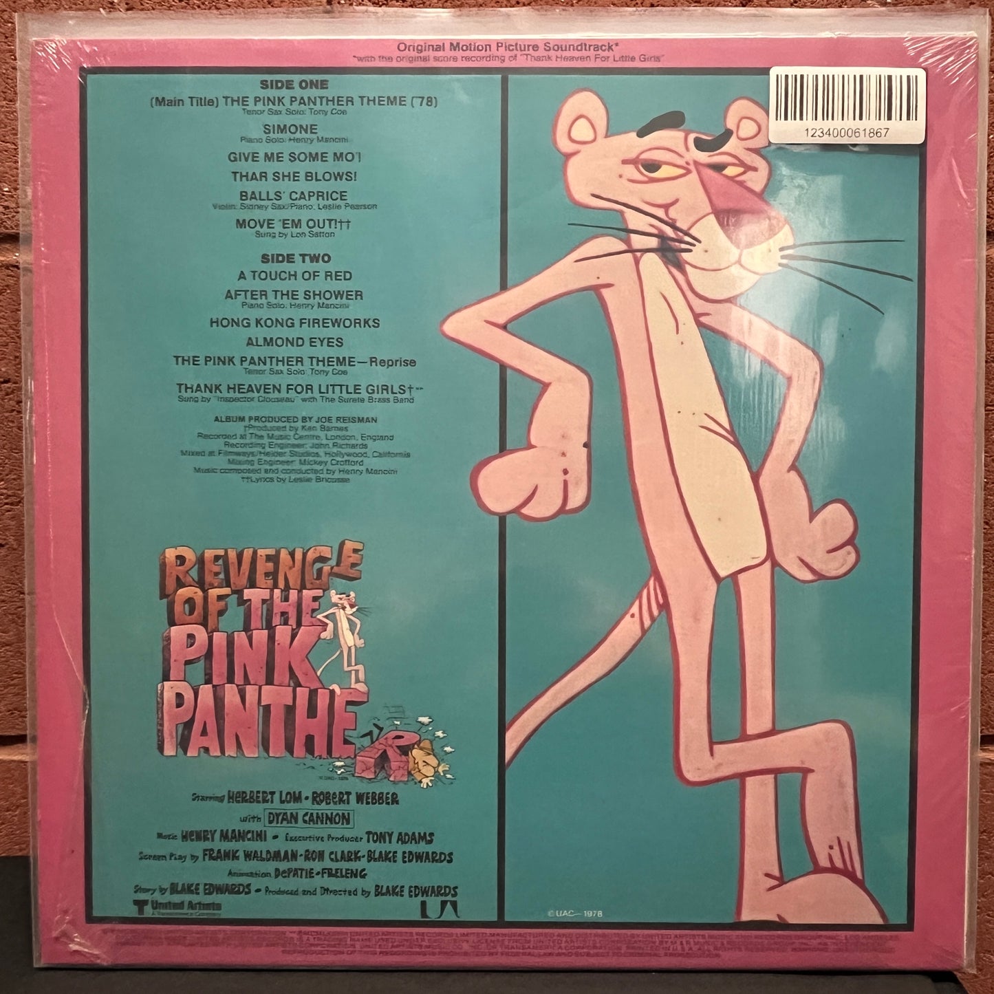 Used Vinyl: Henry Mancini "Revenge Of The Pink Panther (Original Motion Picture Soundtrack)" LP (1978 Press)