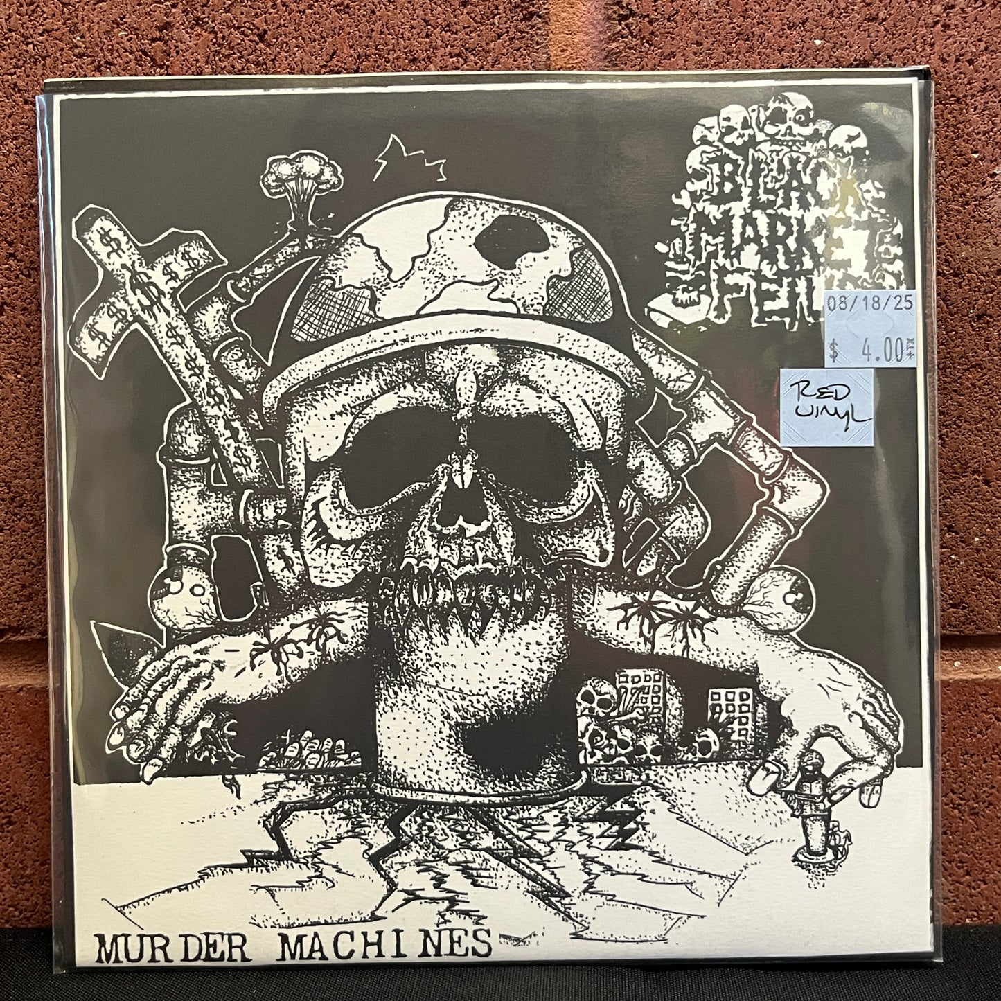 Used Vinyl: Black Market Fetus "Murder Machines" 7" (Red Vinyl)