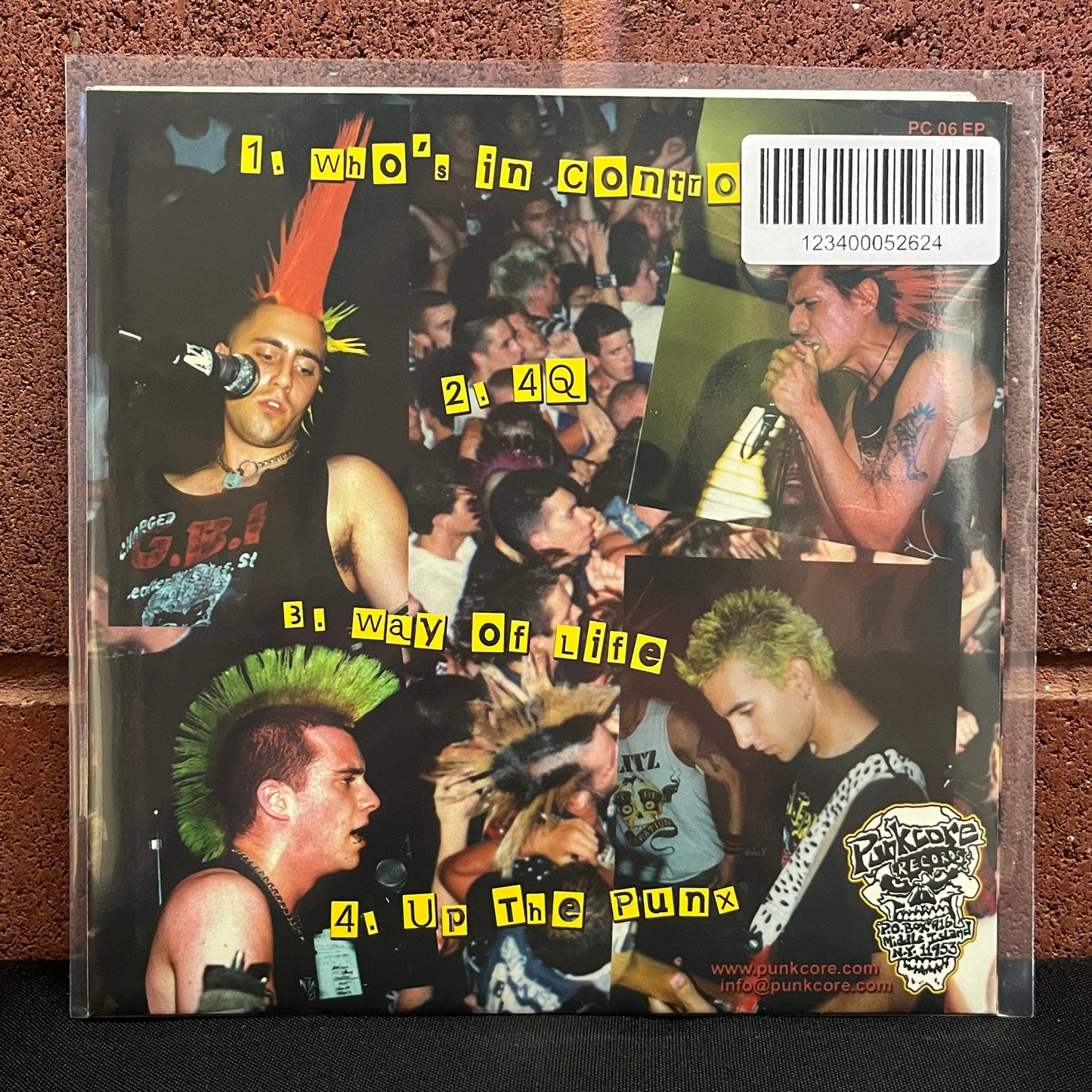 Used Vinyl: The Casualties "Who's In Control?" 7" (Purple Vinyl)