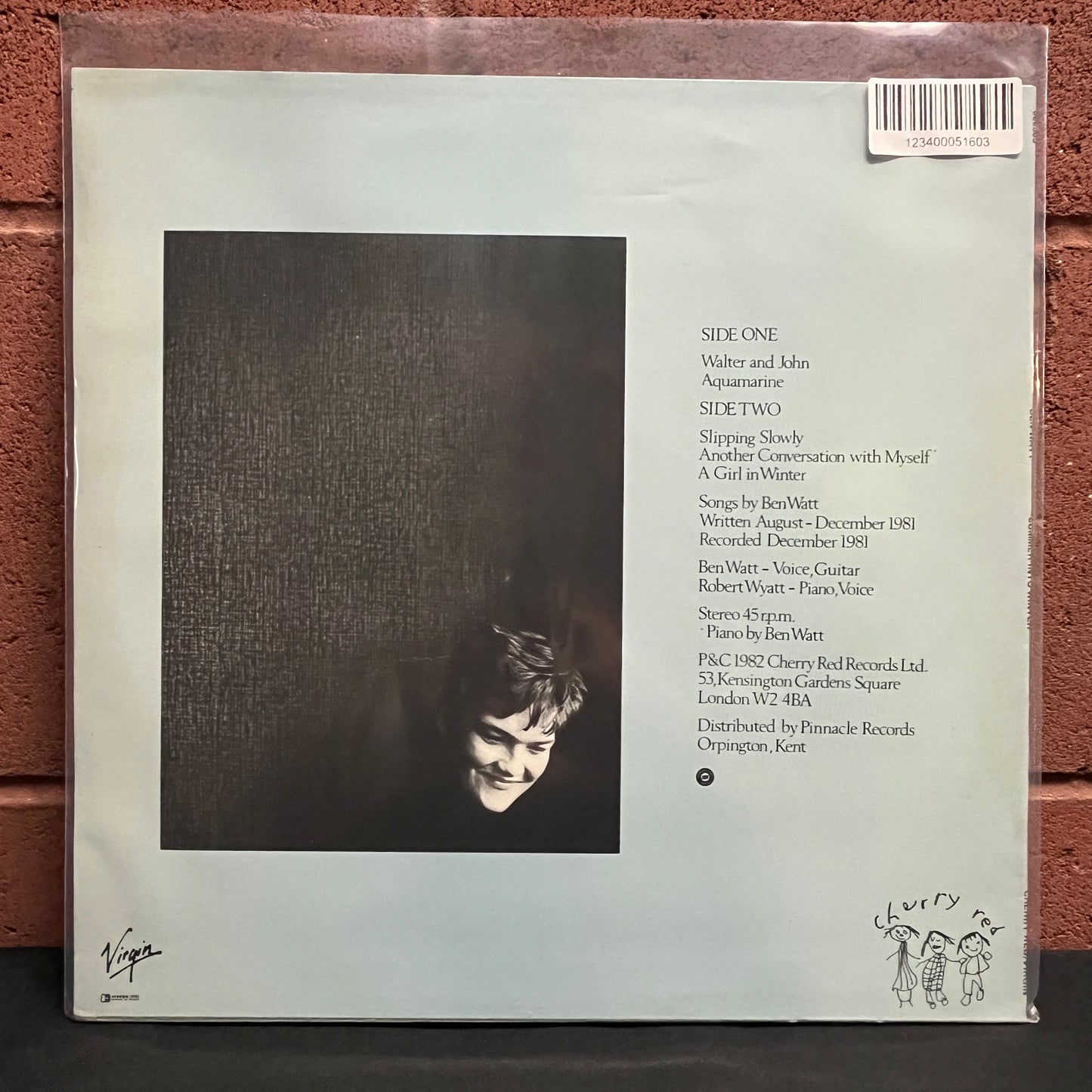 Used Vinyl: Ben Watt With Robert Wyatt "Summer Into Winter" 12"