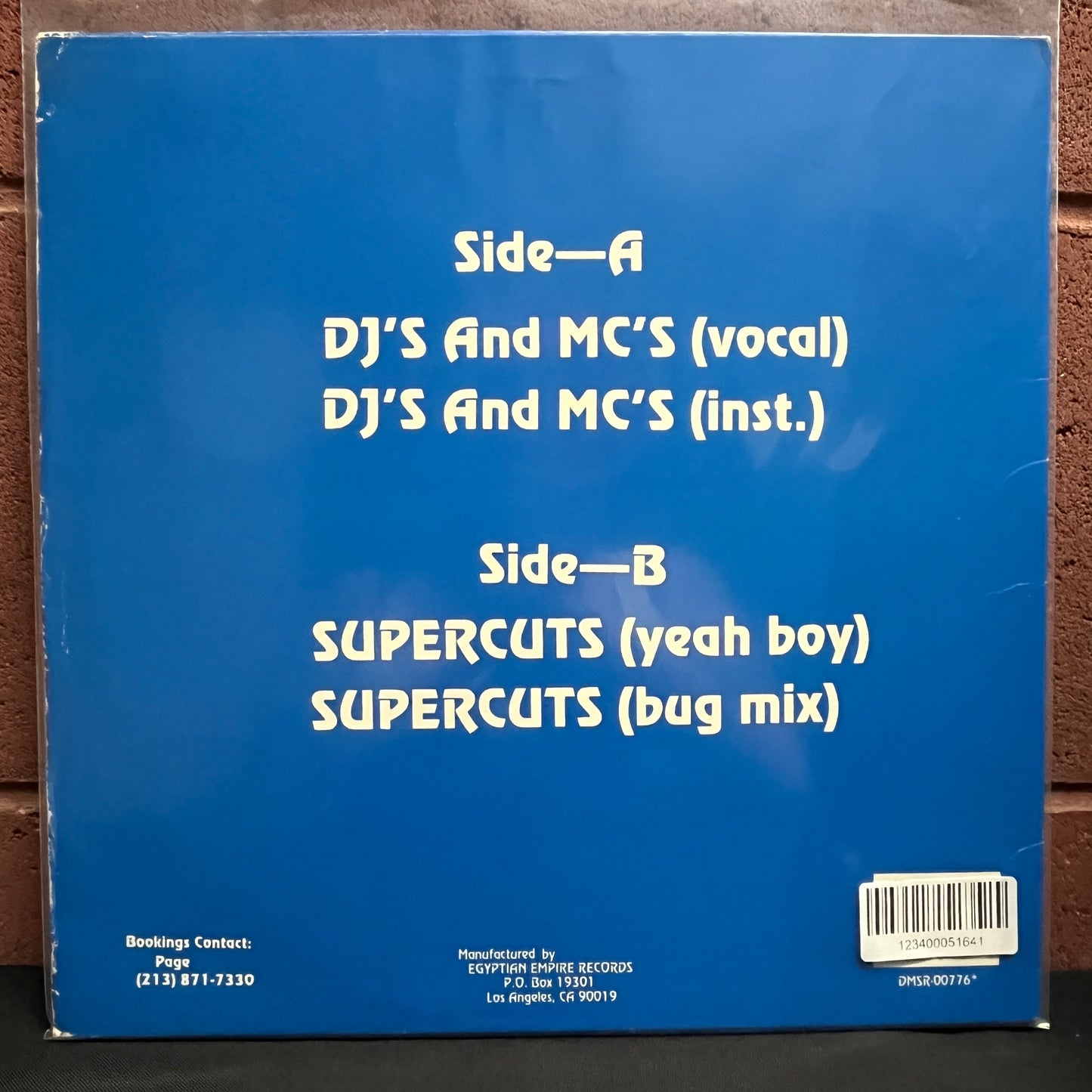 Used Vinyl: Rodney O & Joe Cooley "DJ's And MC's / Supercuts (Yeah Boy)" 12"