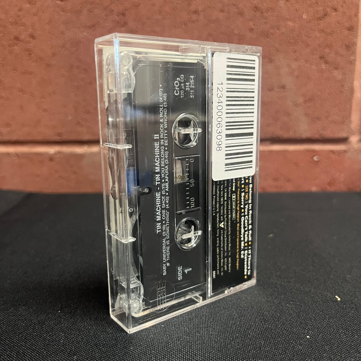 Used Cassette: Tin Machine "Tin Machine II" Tape