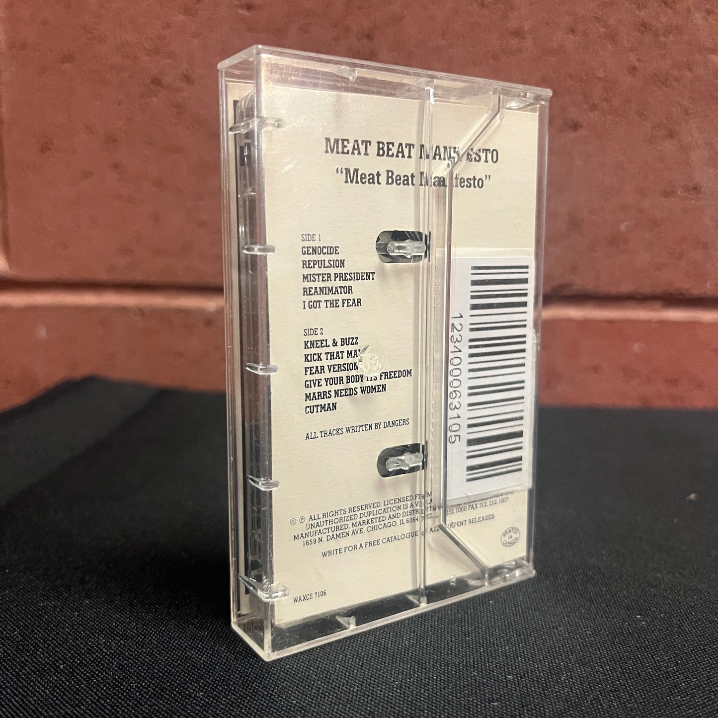 Used Cassette: Meat Beat Manifesto "Armed Audio Warfare" Tape