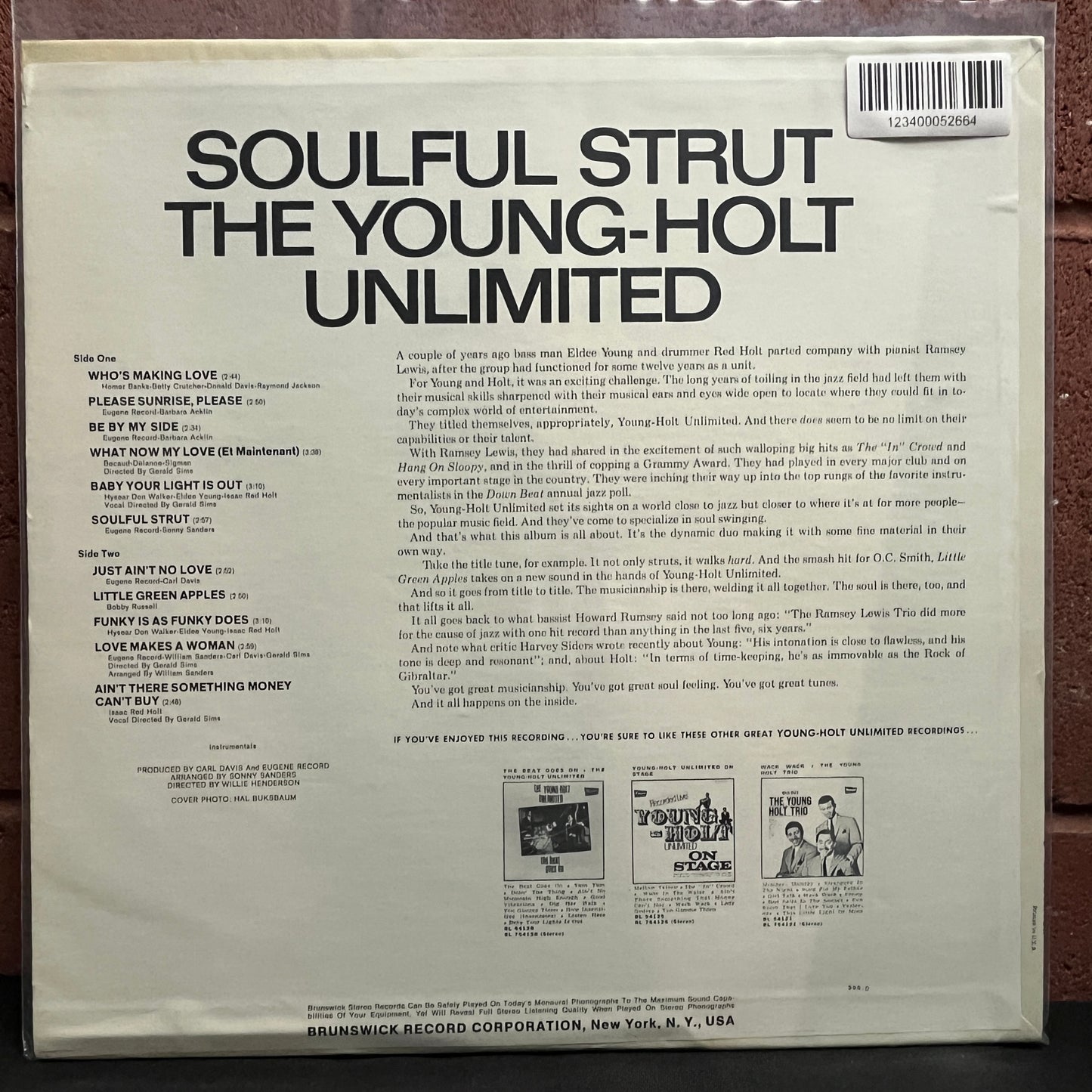 Used Vinyl: The Young-Holt Unlimited "Soulful Strut" LP