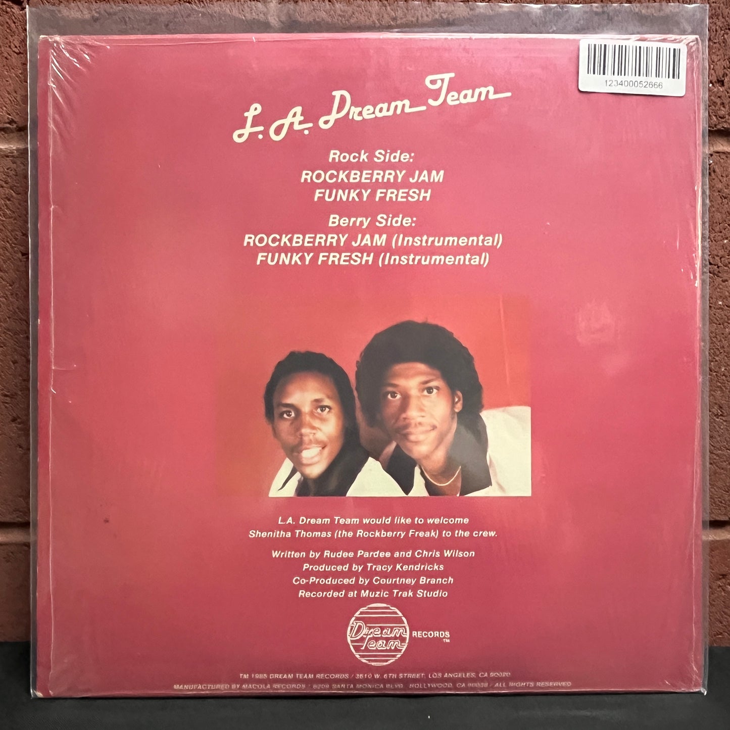 Used Vinyl: L.A. Dream Team "Rockberry Jam With Funky Fresh" 12"
