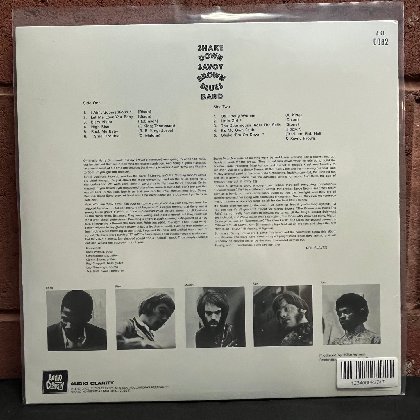 Used Vinyl: Savoy Brown Blues Band "Shake Down" LP (Sealed - Import)