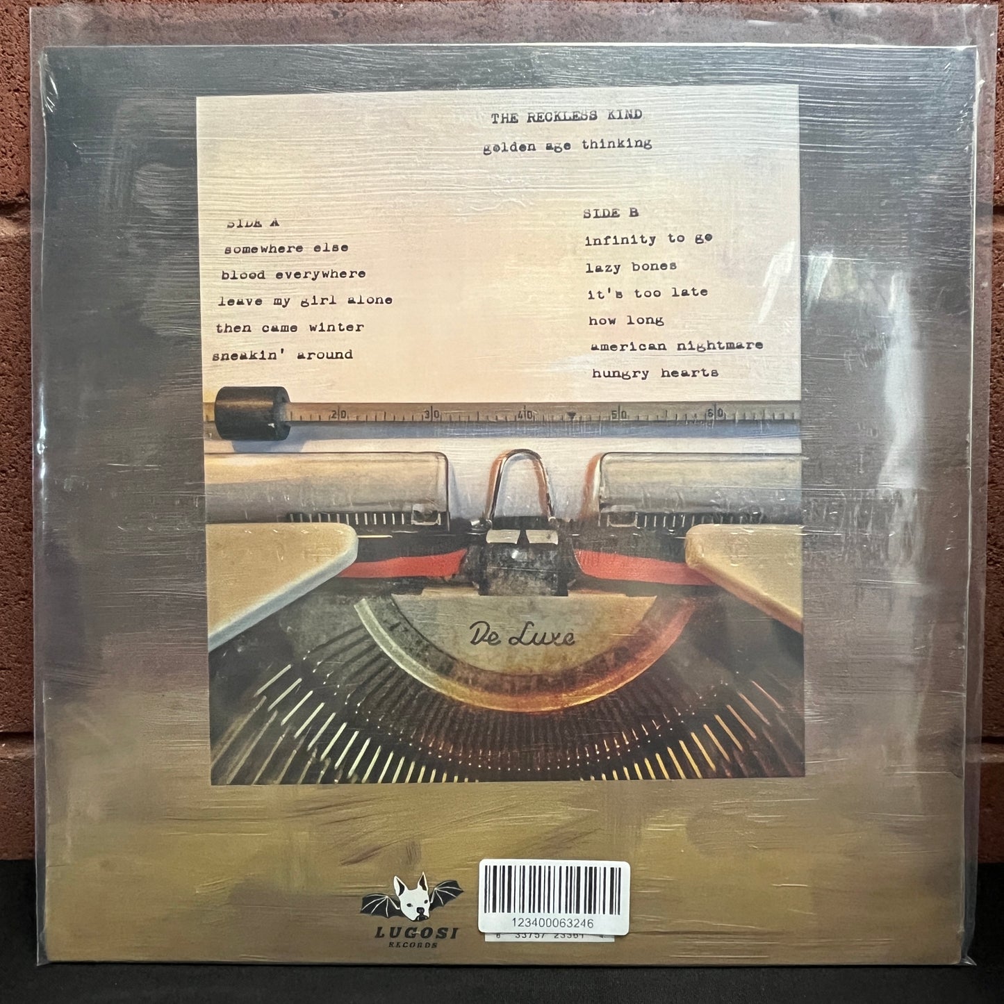 Used Vinyl: The Reckless Kind "Golden Age Thinking" LP (2012 Press - Gold Vinyl - Sealed)