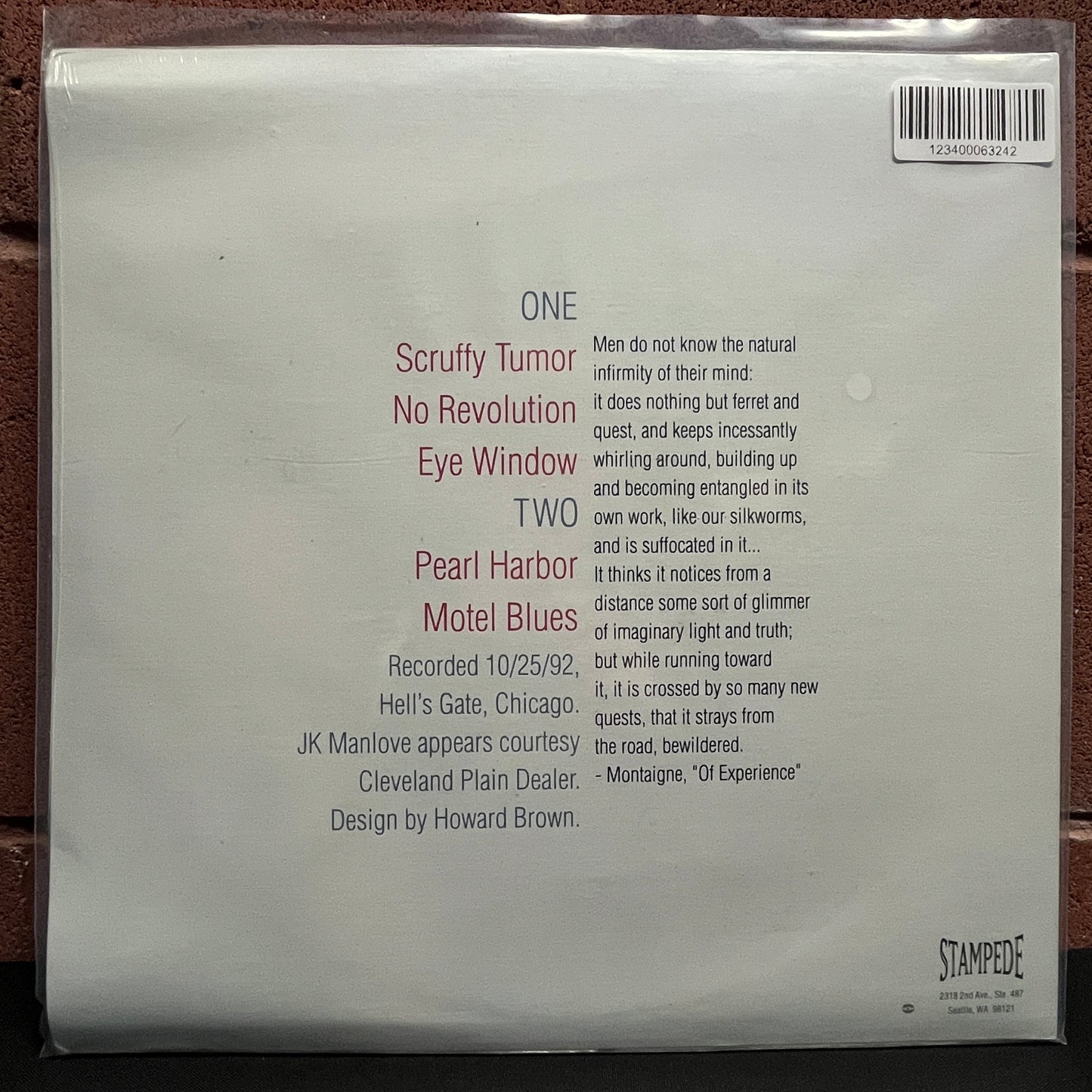 Used Vinyl: Silkworm "His Absense Is A Blessing" 12" (1993 Press - Sealed)