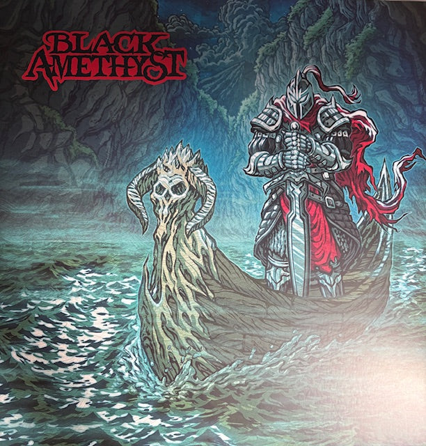 Black Amethyst "Black Amethyst" LP (Marble Green, Grey Vinyl)