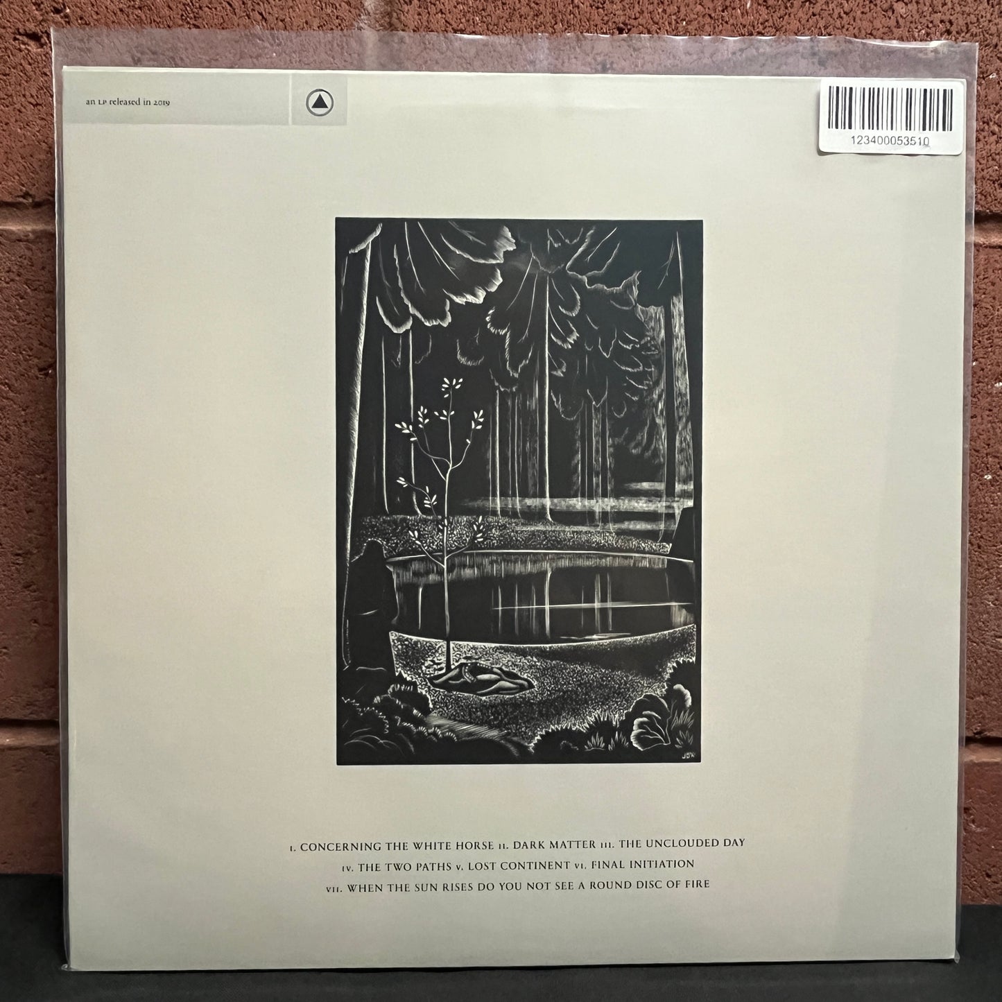 Used Vinyl: Jozef Van Wissem & Jim Jarmusch "An Attempt To Draw Aside The Veil" LP (Brown Marble Vinyl - Signed Sleeve!)