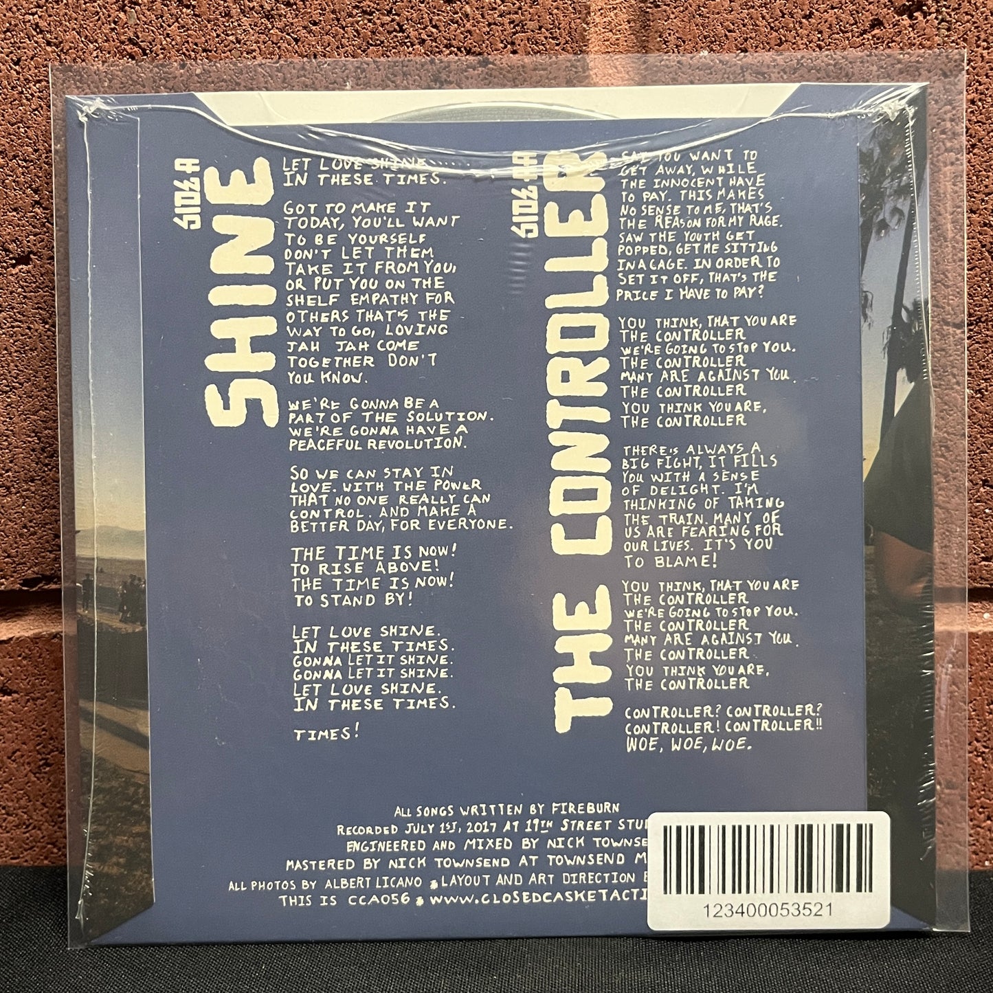 Used Vinyl: Fireburn "Shine" 7" (Silver Vinyl - Sealed)