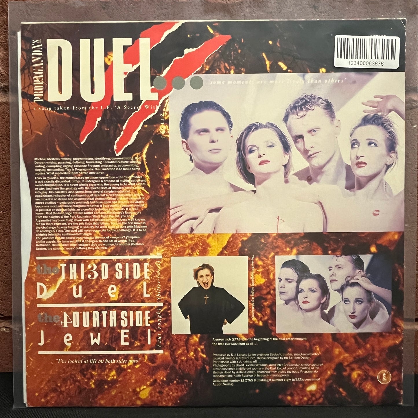 Used Vinyl: Propaganda "Duel" 12" (1985 UK Press)