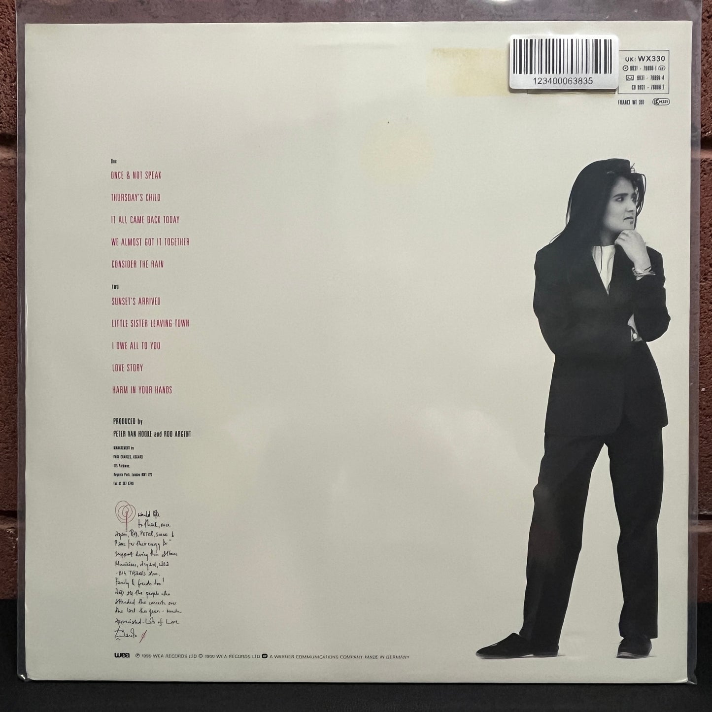 Used Vinyl: Tanita Tikaram "The Sweet Keeper" LP (1990 Euro Press)