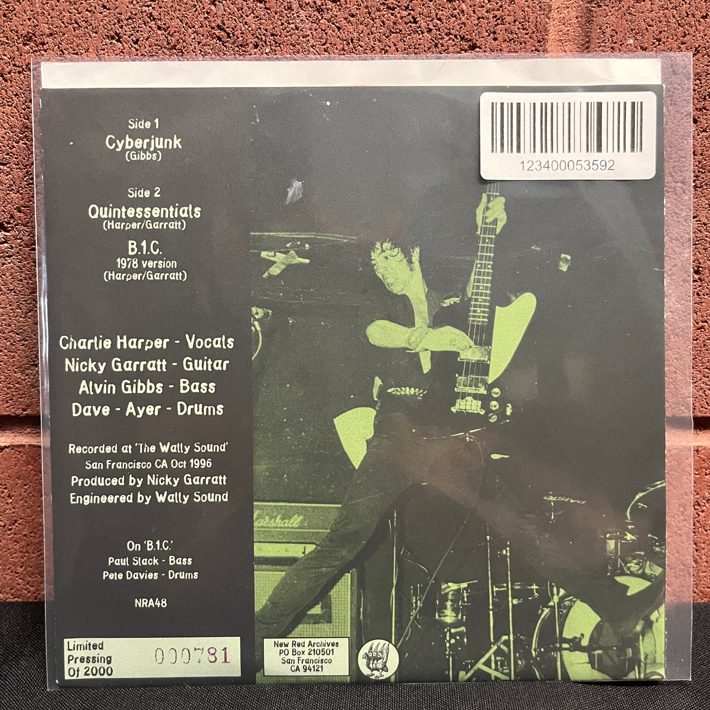 Used Vinyl: UK Subs "Cyberjunk" 7" (Red Vinyl)