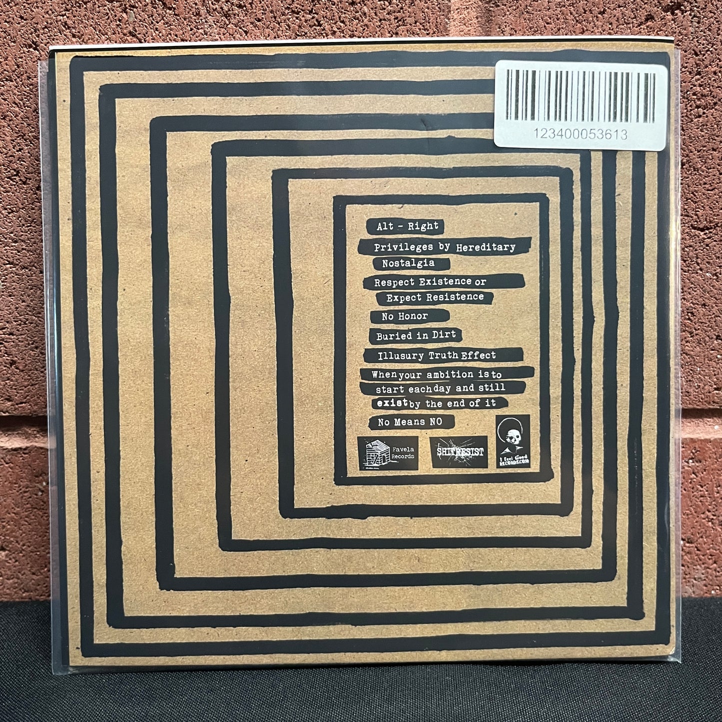 Used Vinyl: Garapal "Buried In Dirt" 7" (Clear Vinyl)