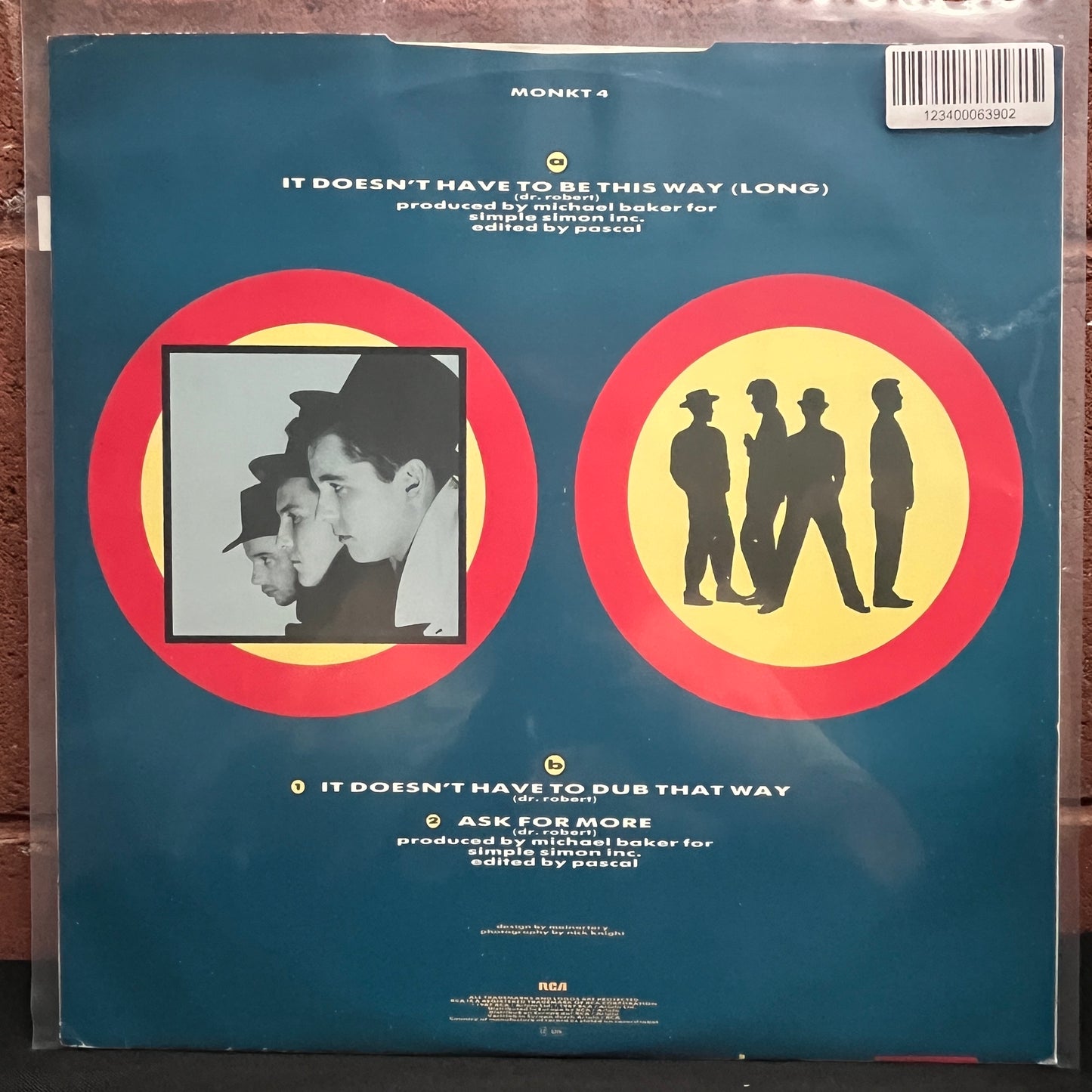 Used Vinyl: The Blow Monkeys "It Doesn't Have To Be This Way (Long)" 12" (1987 UK Press)