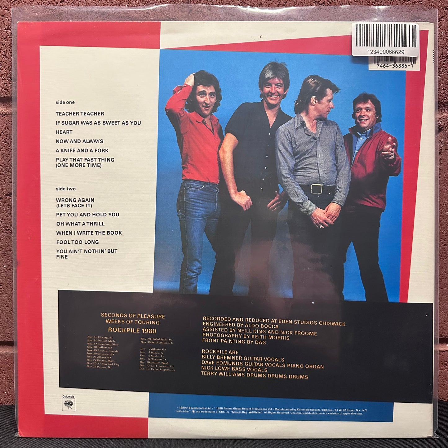 Used Vinyl: Rockpile "Seconds Of Pleasure" LP+7" (1980 Press)