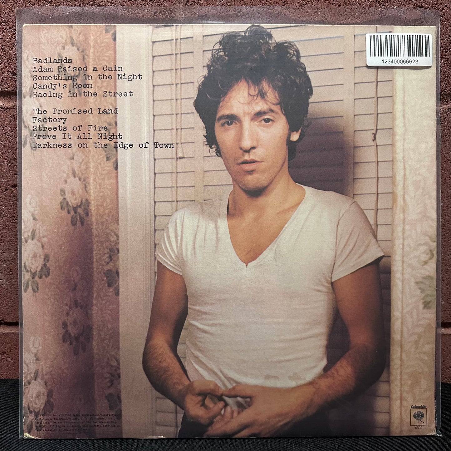 Used Vinyl: Bruce Springsteen "Darkness On The Edge Of Town" LP (1978 Press)