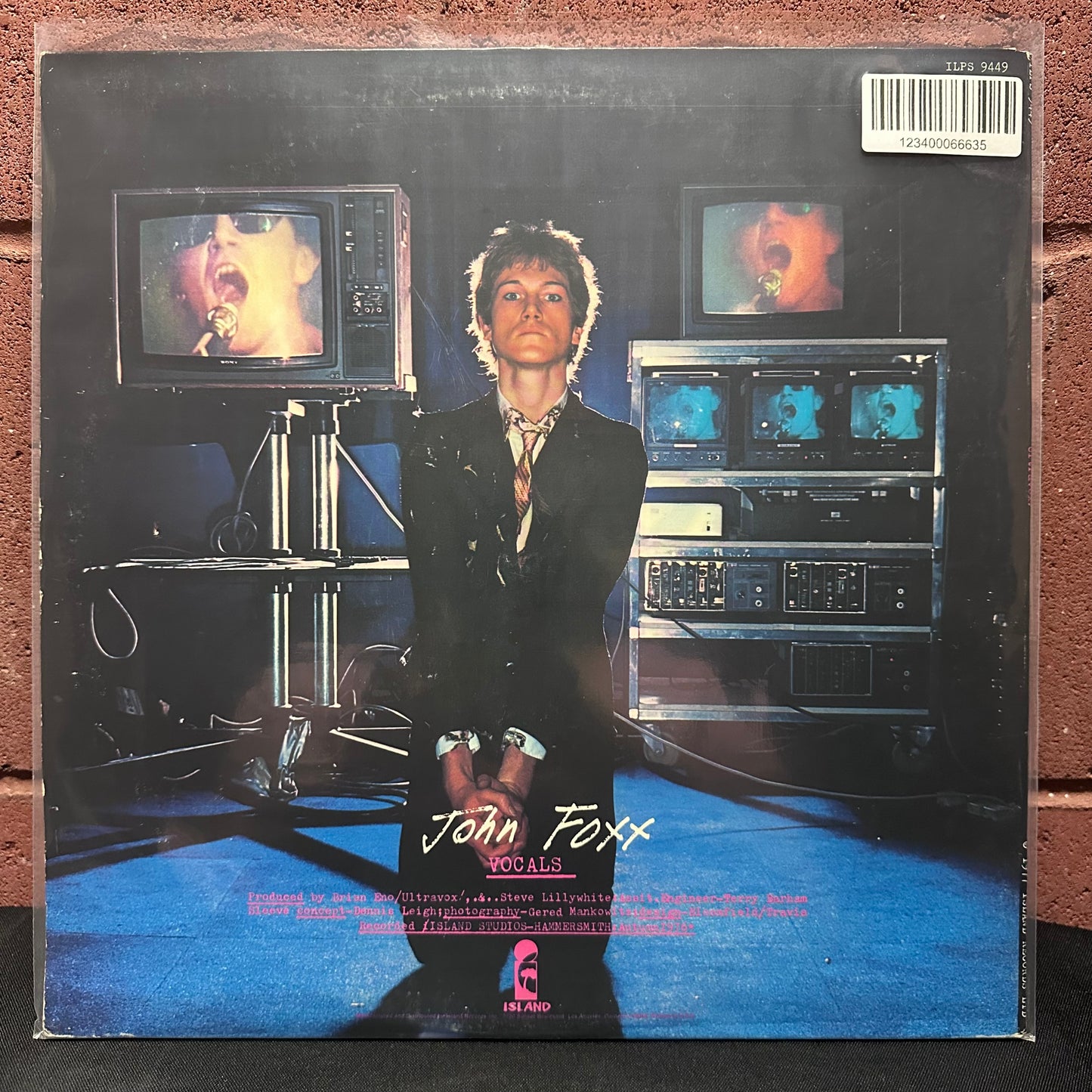 Used Vinyl: Ultravox "Ultravox!" Lp (1977 Press - Black Labels)