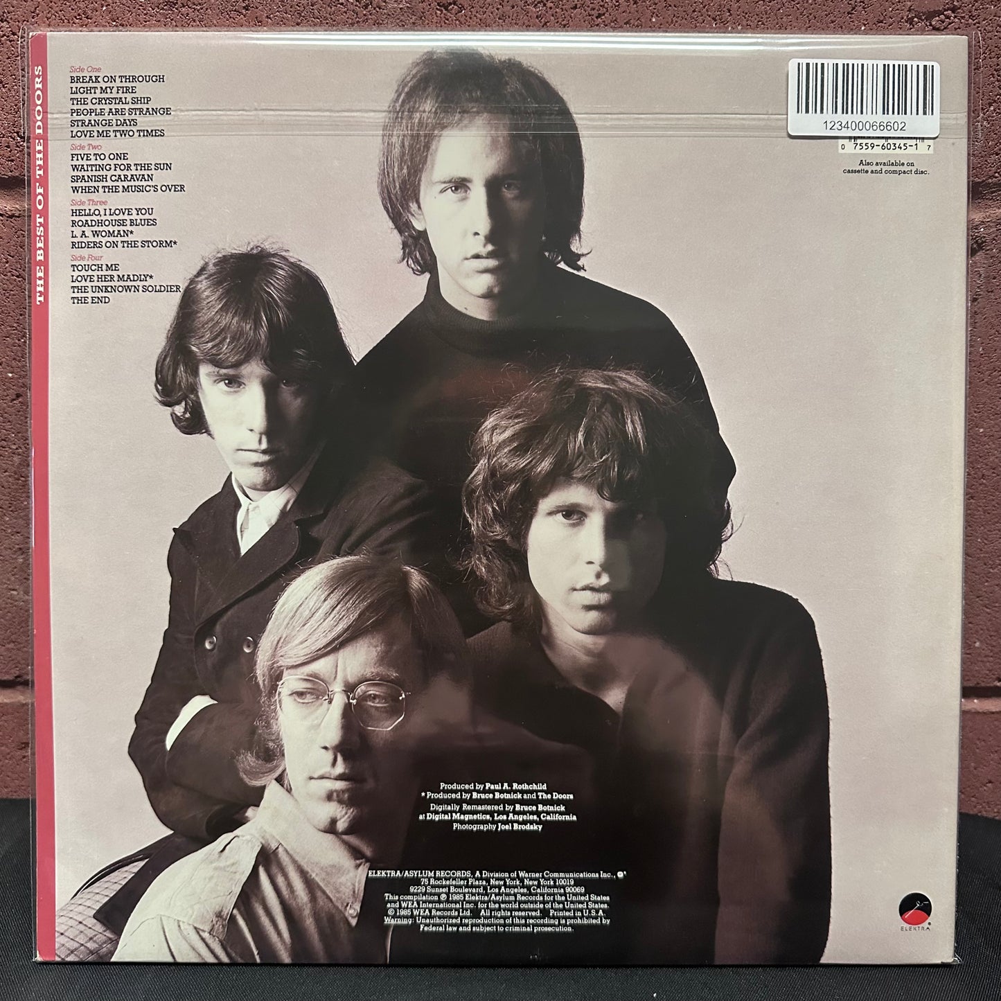 Used Vinyl: The Doors "The Best Of The Doors" 2xLP (1987 Press)