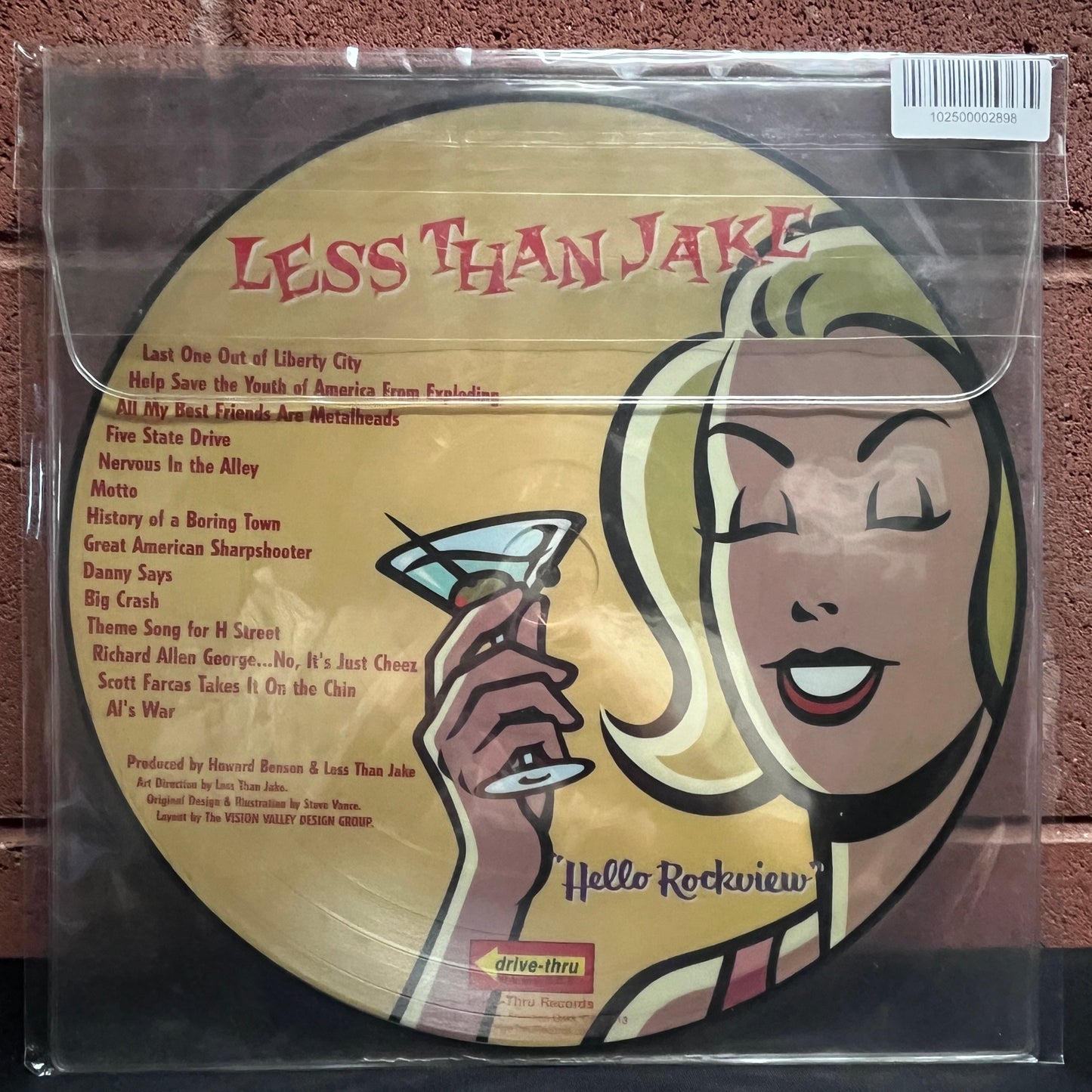 Used Vinyl: Less Than Jake "Hello Rockview" Picture Disc LP (1998 Press on Drive Thru)