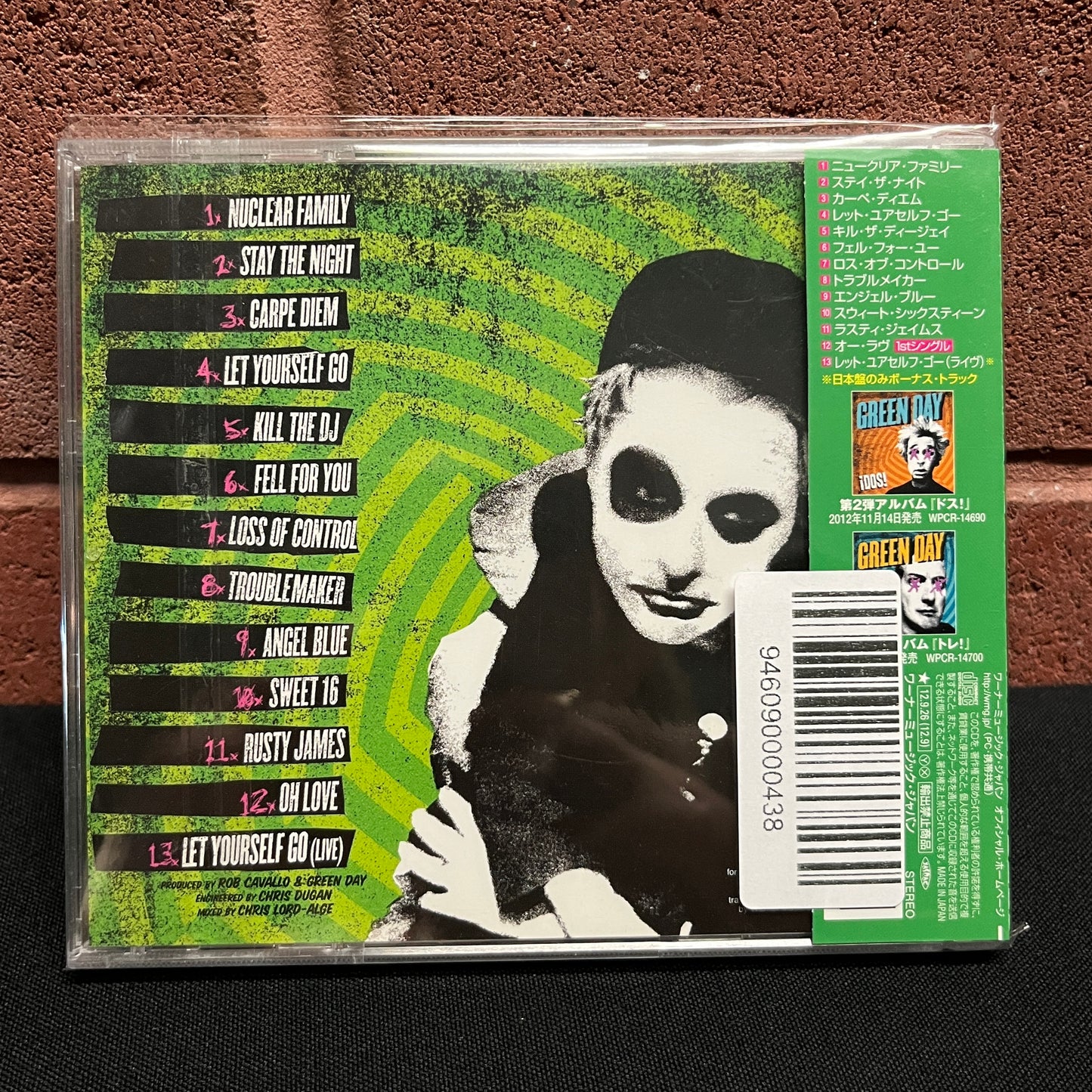Used CD: Green Day "Uno!" CD (Japanese Press With Bonus Track)