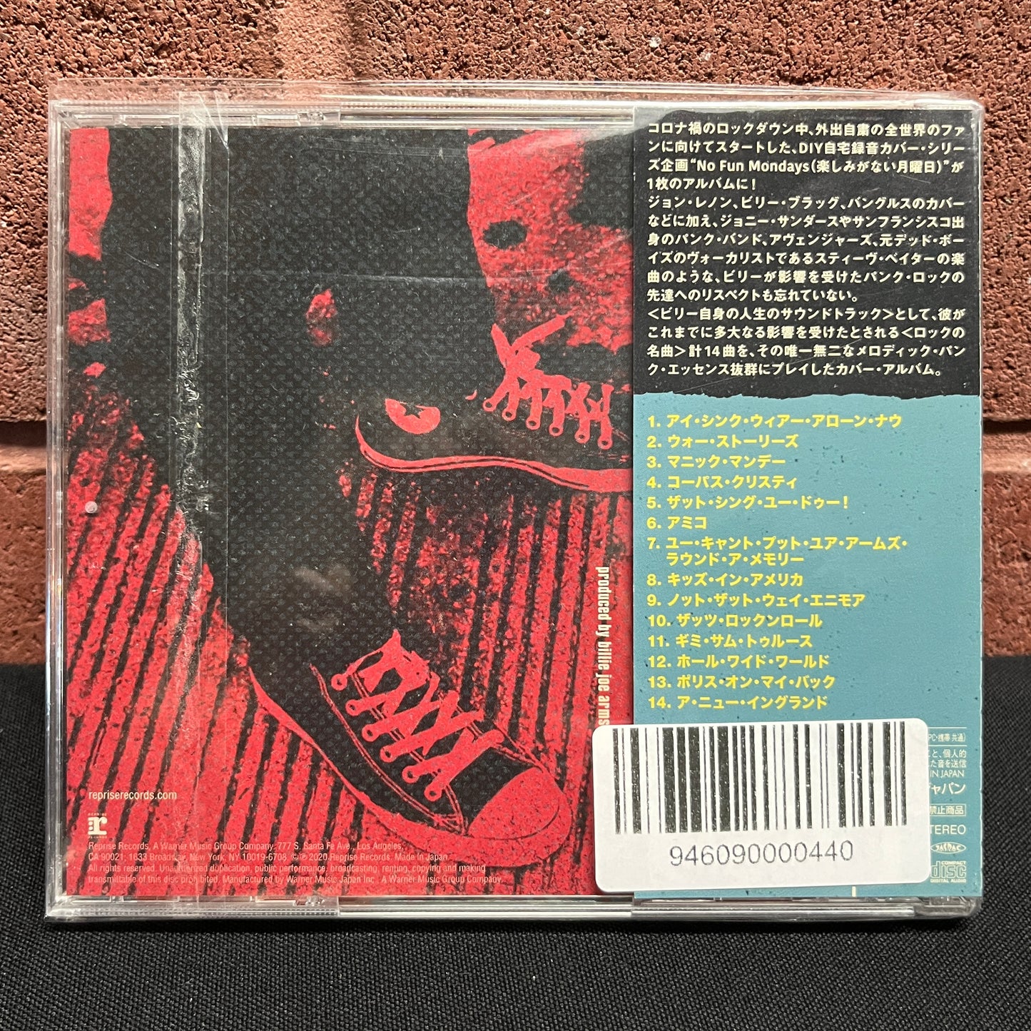 Used CD: Billie Joe Armstrong "No Fun Mondays" CD (2020 Japanese Press)