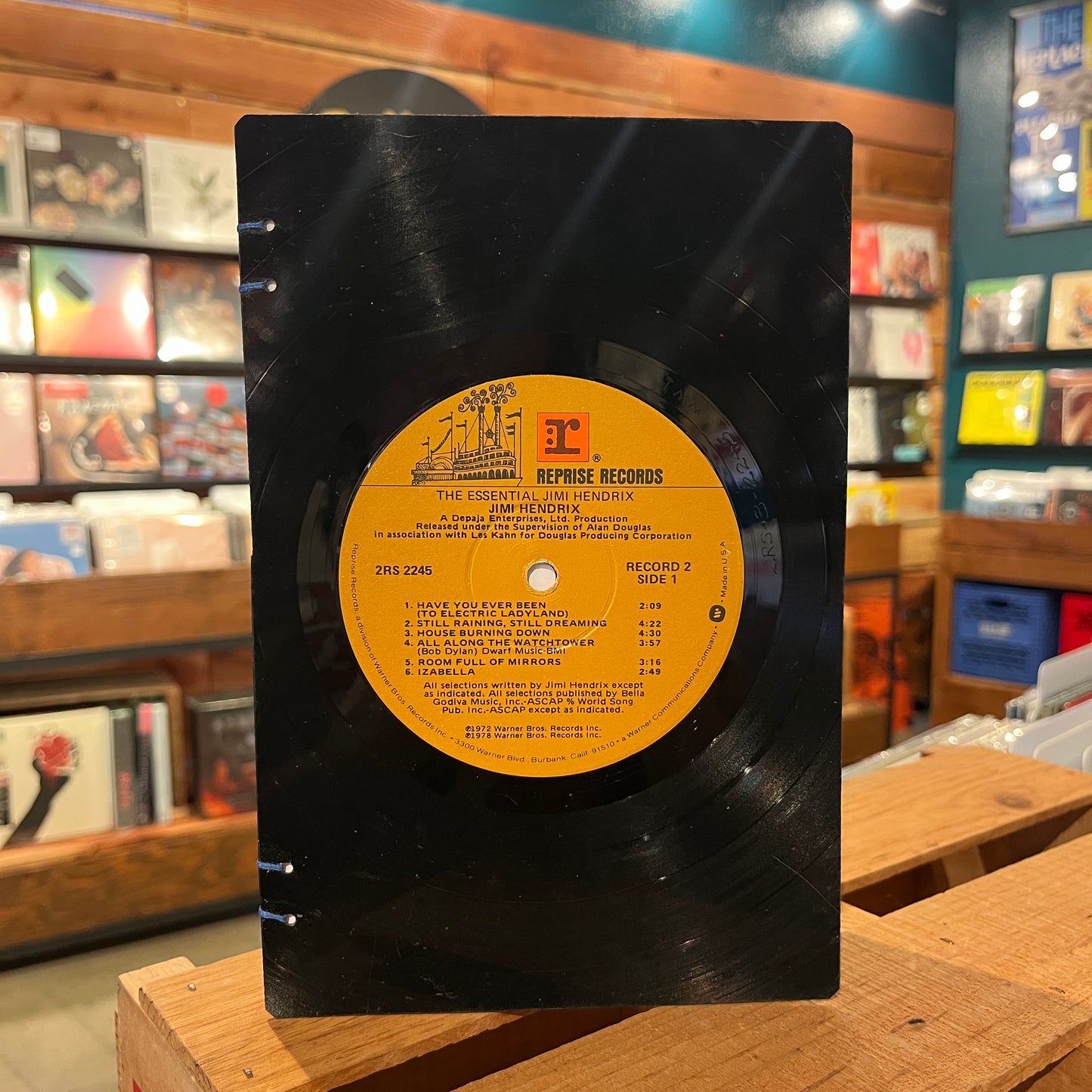 The Doors / Jimi Hendrix Recycled Vinyl Journal