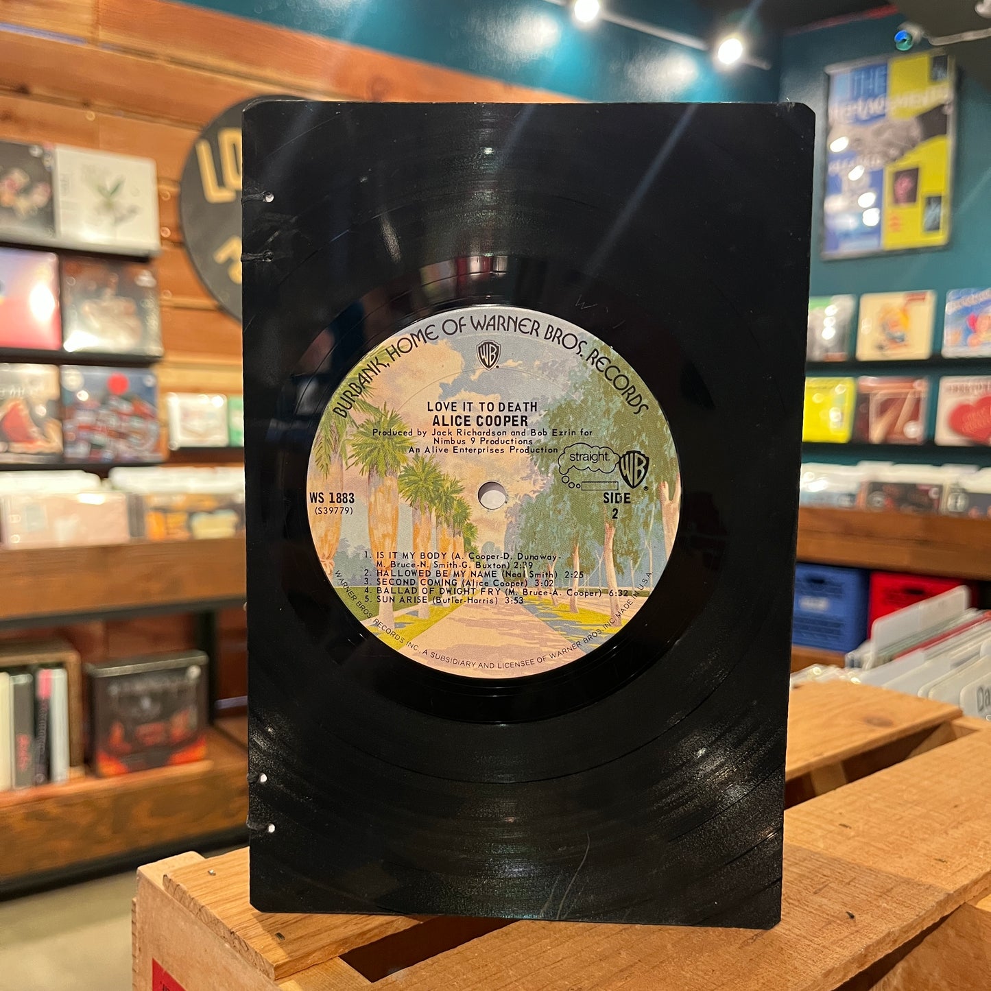 AC/DC / Alice Cooper Recycled Vinyl Journal