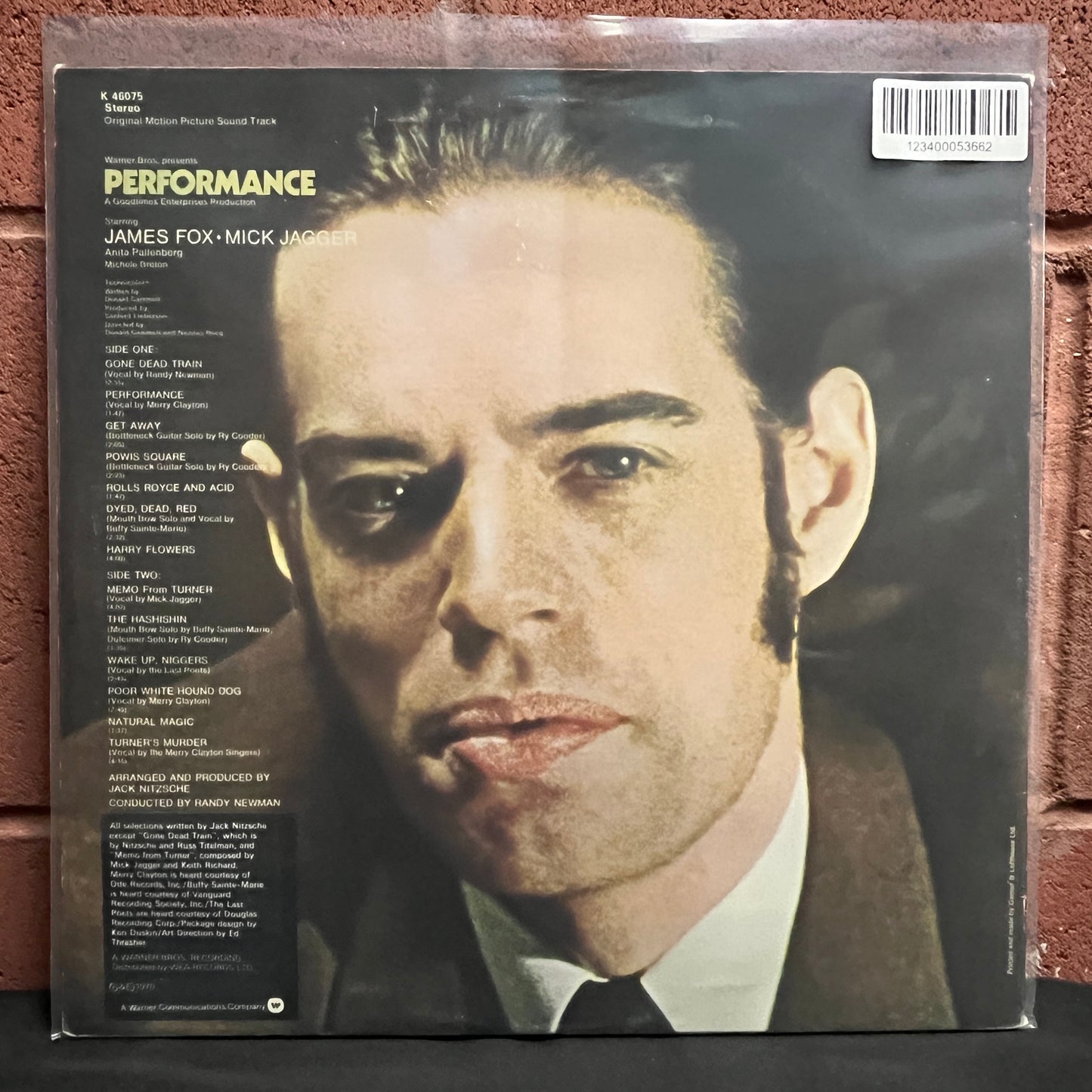 Used Vinyl: V/A - "Performance: Original Motion Picture Soundtrack" LP (80's UK Press)