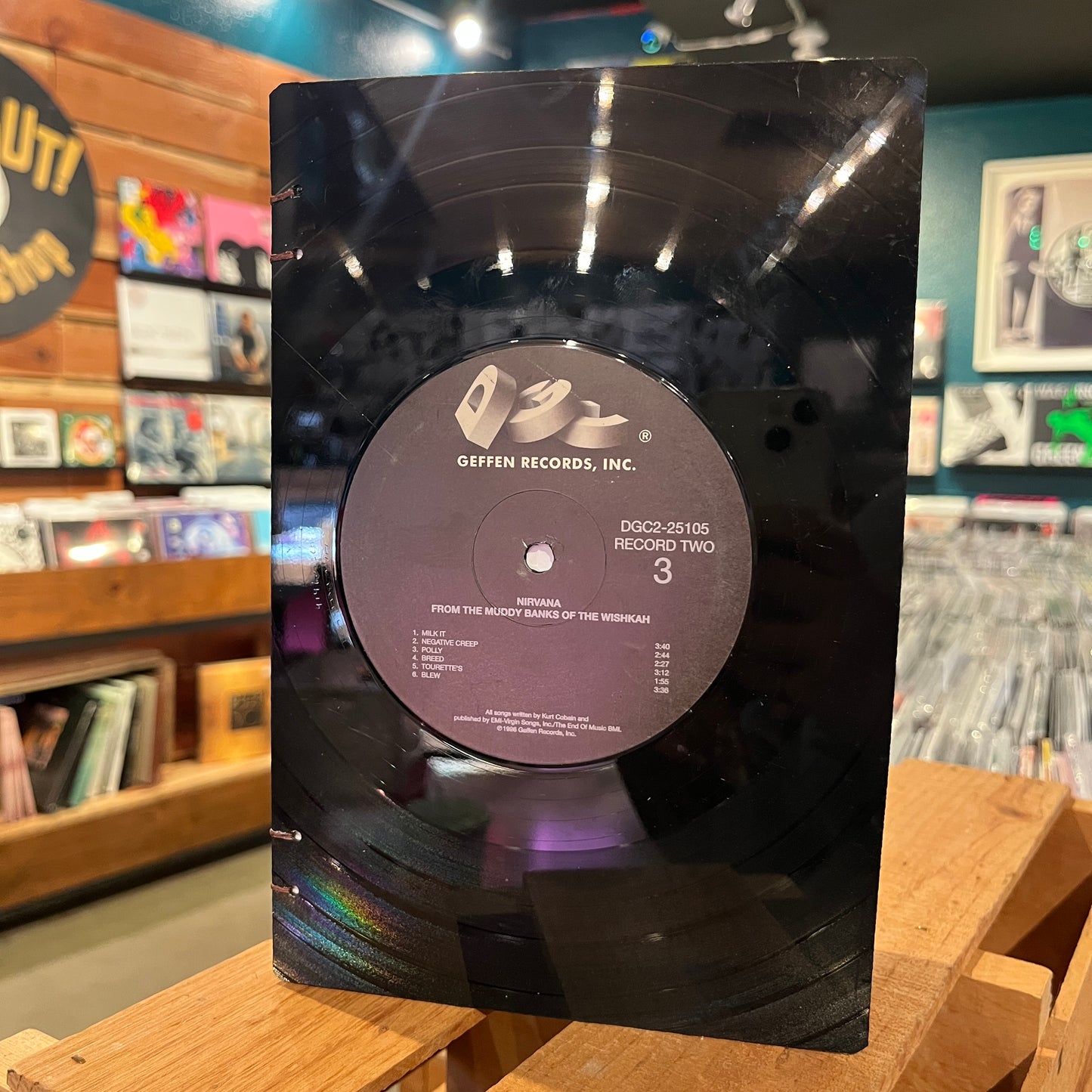 Nirvana Recycled Vinyl Journal