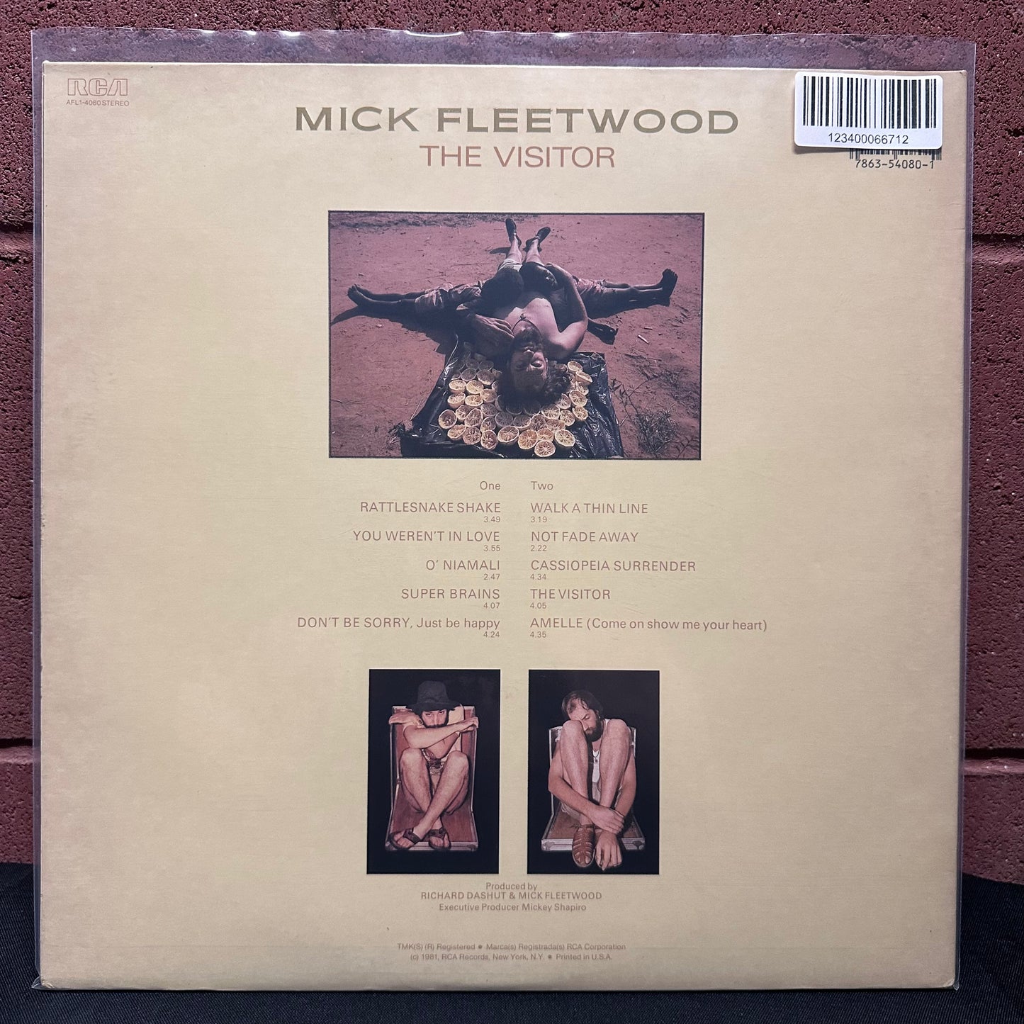 Used Vinyl: Mick Fleetwood "The Visitor" LP (1981 Press)