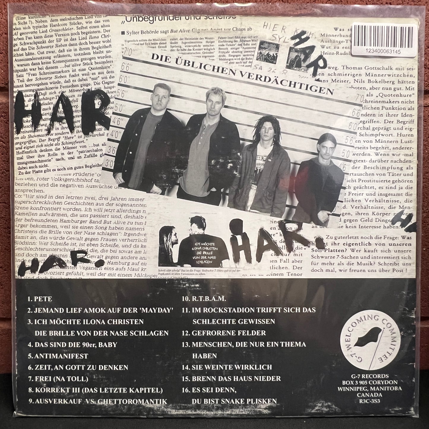 Used Vinyl: ...But Alive "Bis Jetzt Ging Alles Gut" LP (1997 Press)