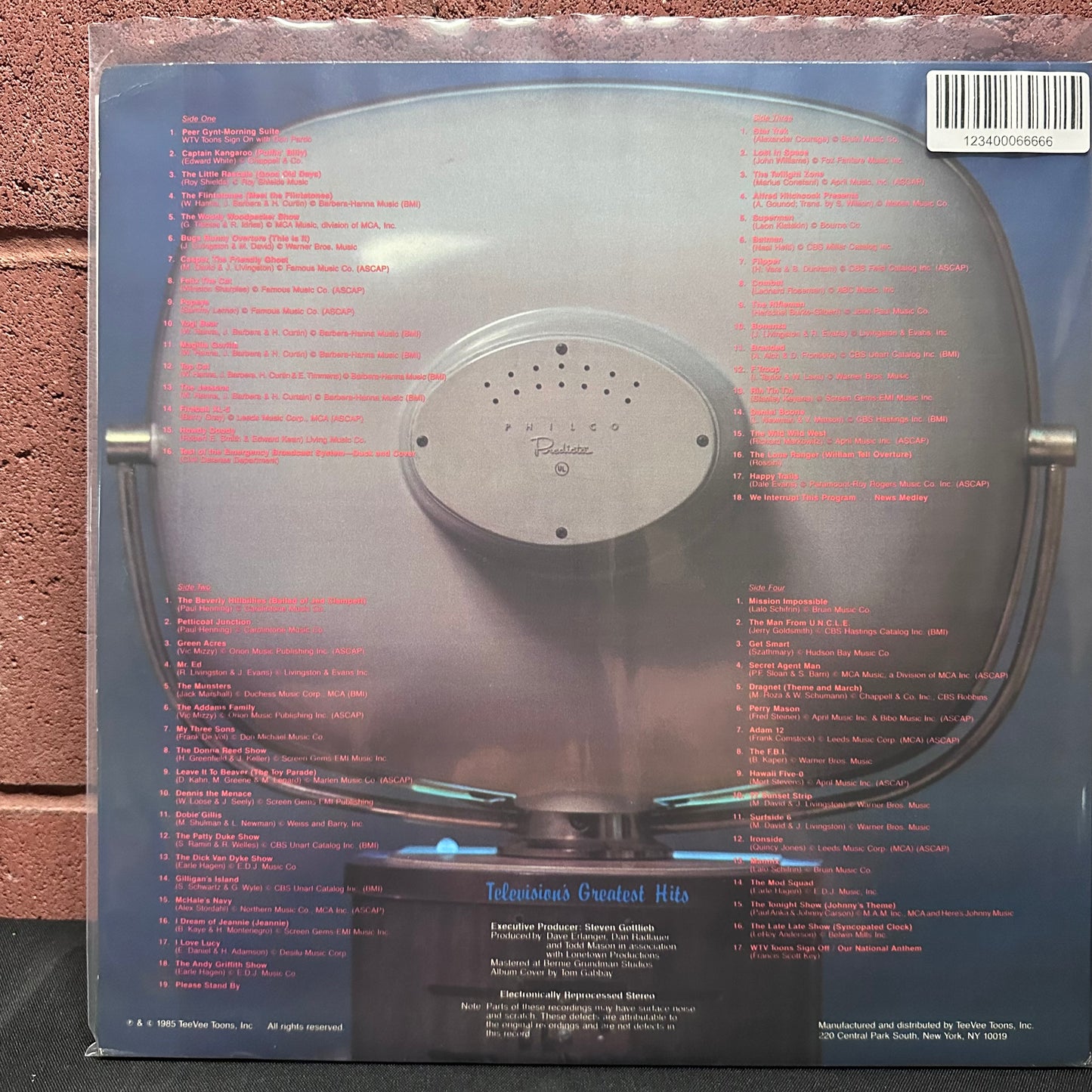 Used Vinyl: V/A - "Television's Greatest Hits (65 TV Themes! From The 50's And 60's)" 2xLP (1985 Press)
