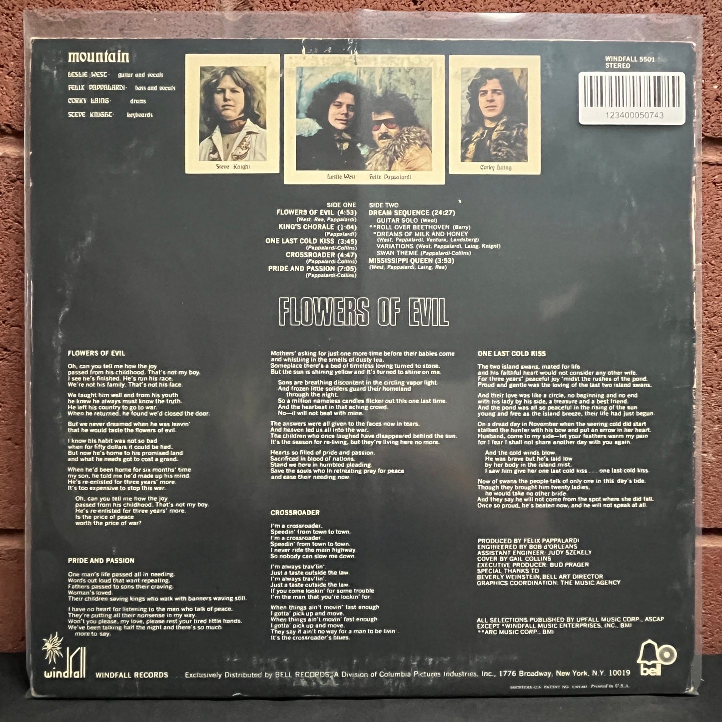 Used Vinyl: Mountain "Flowers of Evil" LP (1971 Monarch pressing)